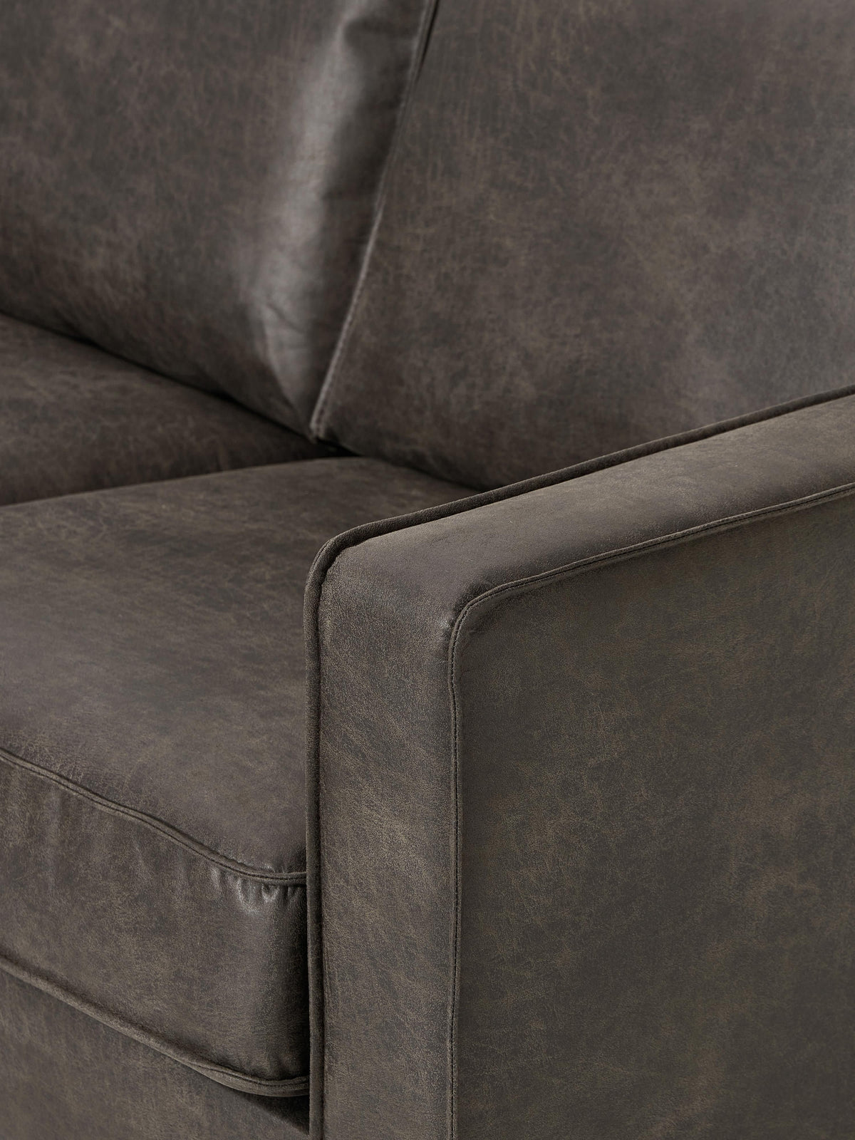 Hunter Leather Corner Sofa (4-seater)