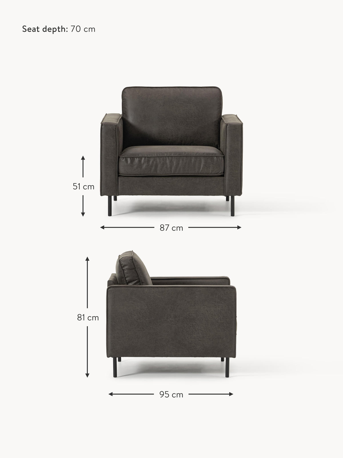 Hunter Leather Armchair