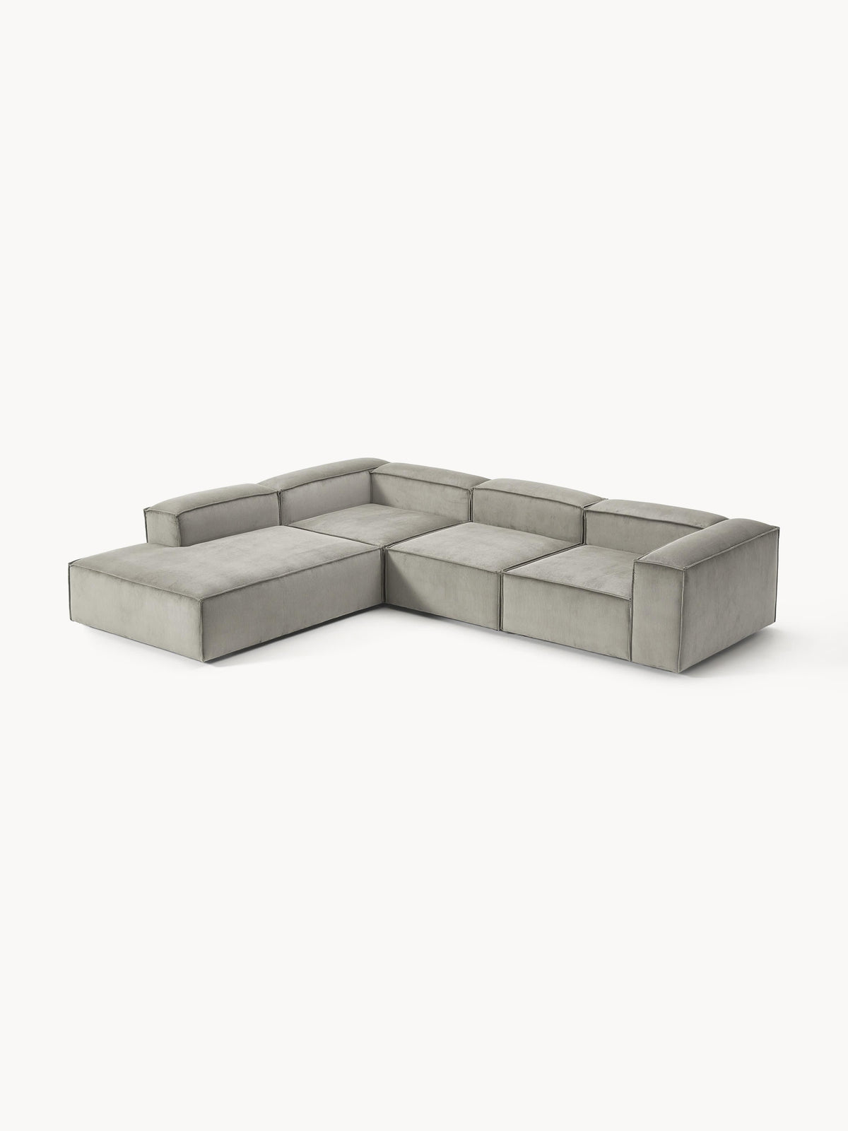 Lennon Corduroy Modular Corner Sofa (4-seater)