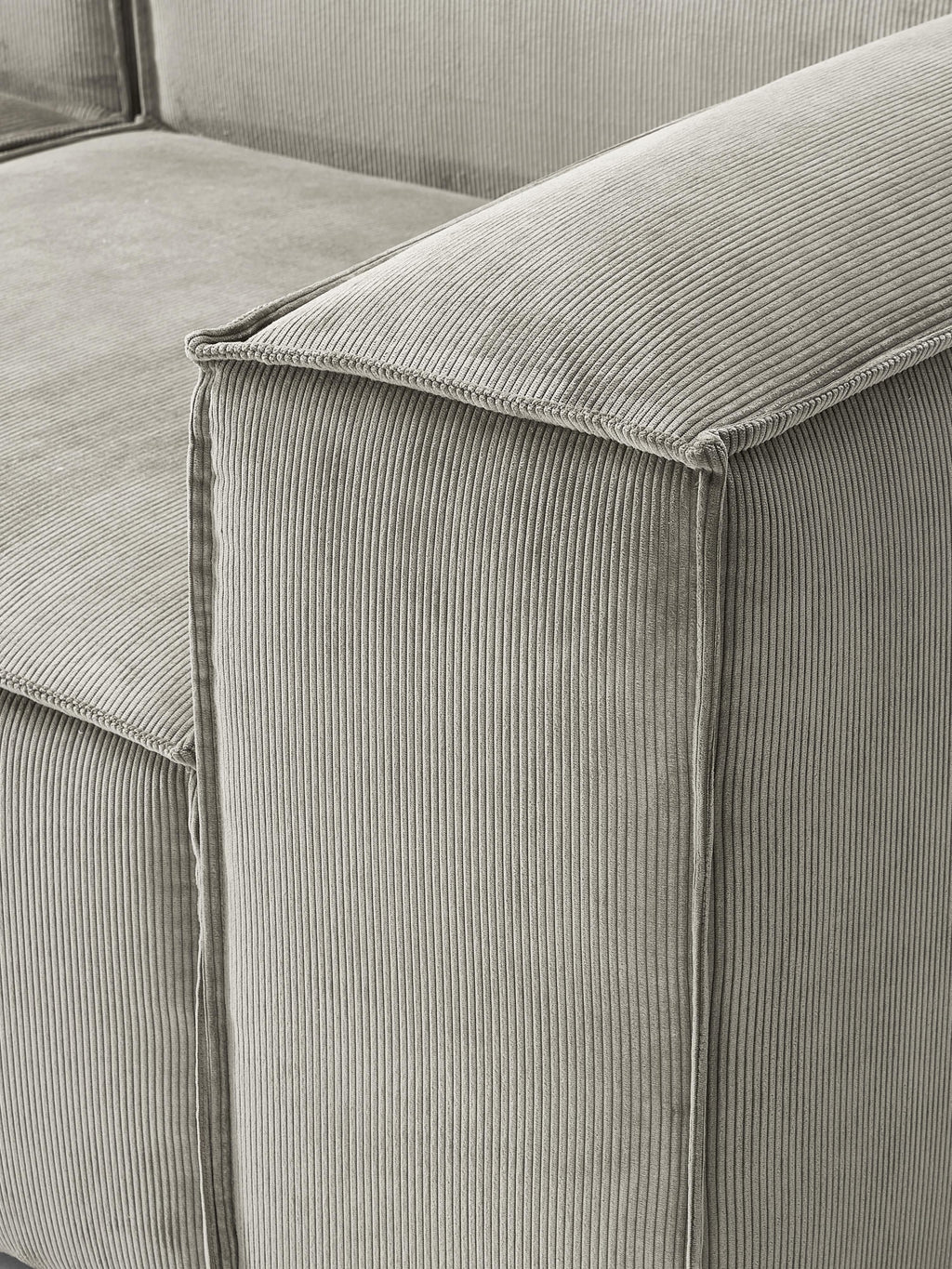 Lennon Corduroy Modular Corner Sofa (4-seater)