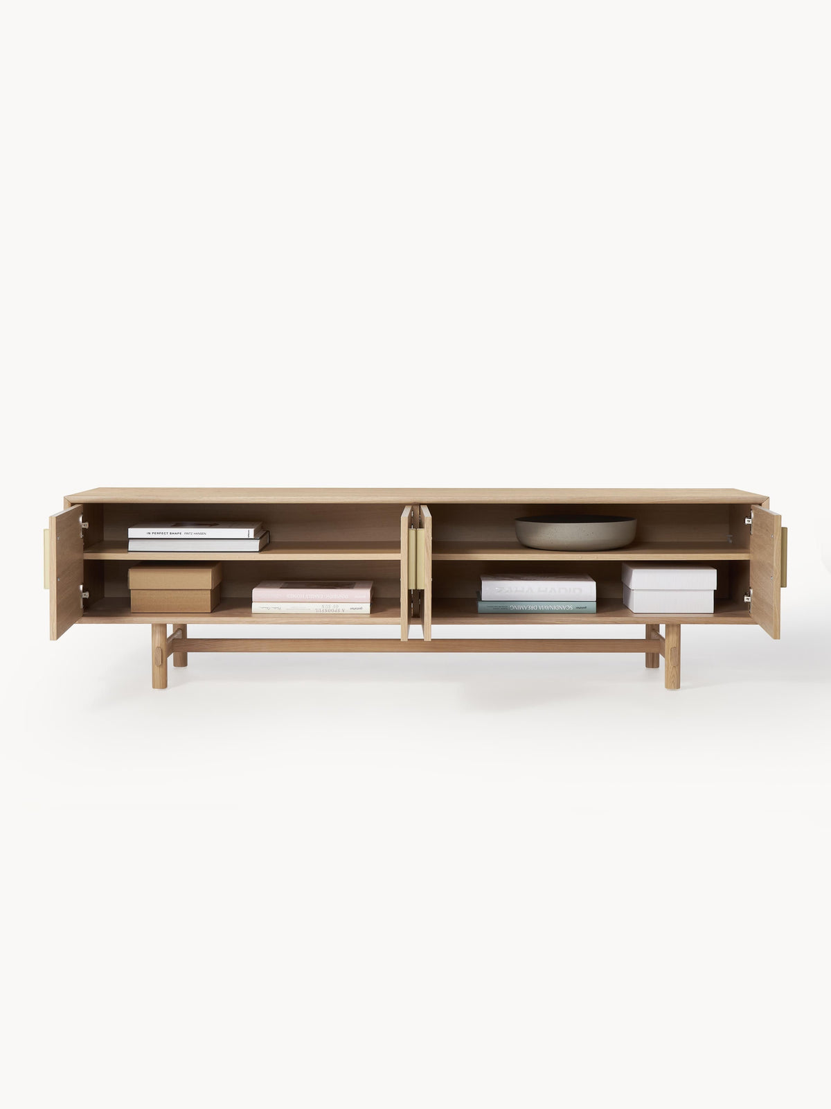Diana Oak Wood Lowboard