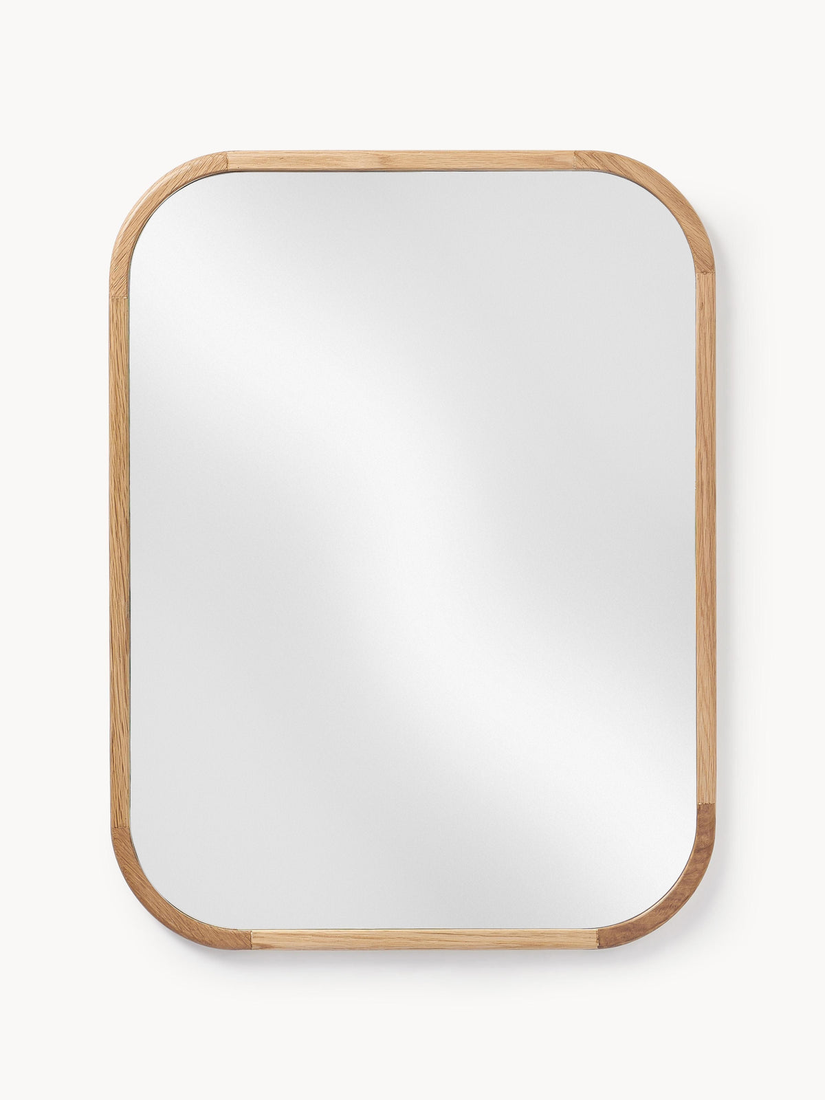 Gallery image 1 - Wall Mirror Levan with Oak Wood Frame
