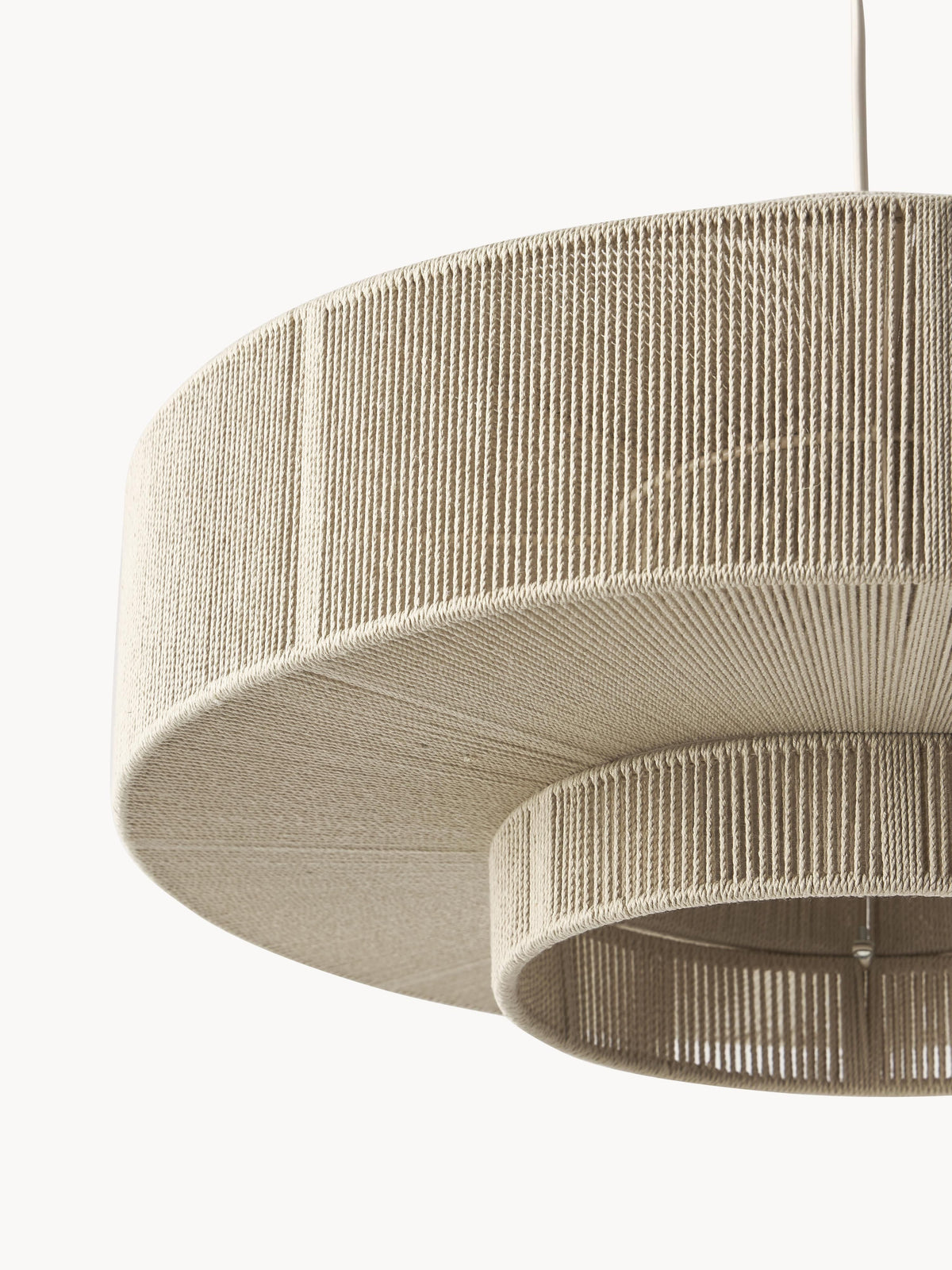 Lace Large Linen Thread Pendant Light