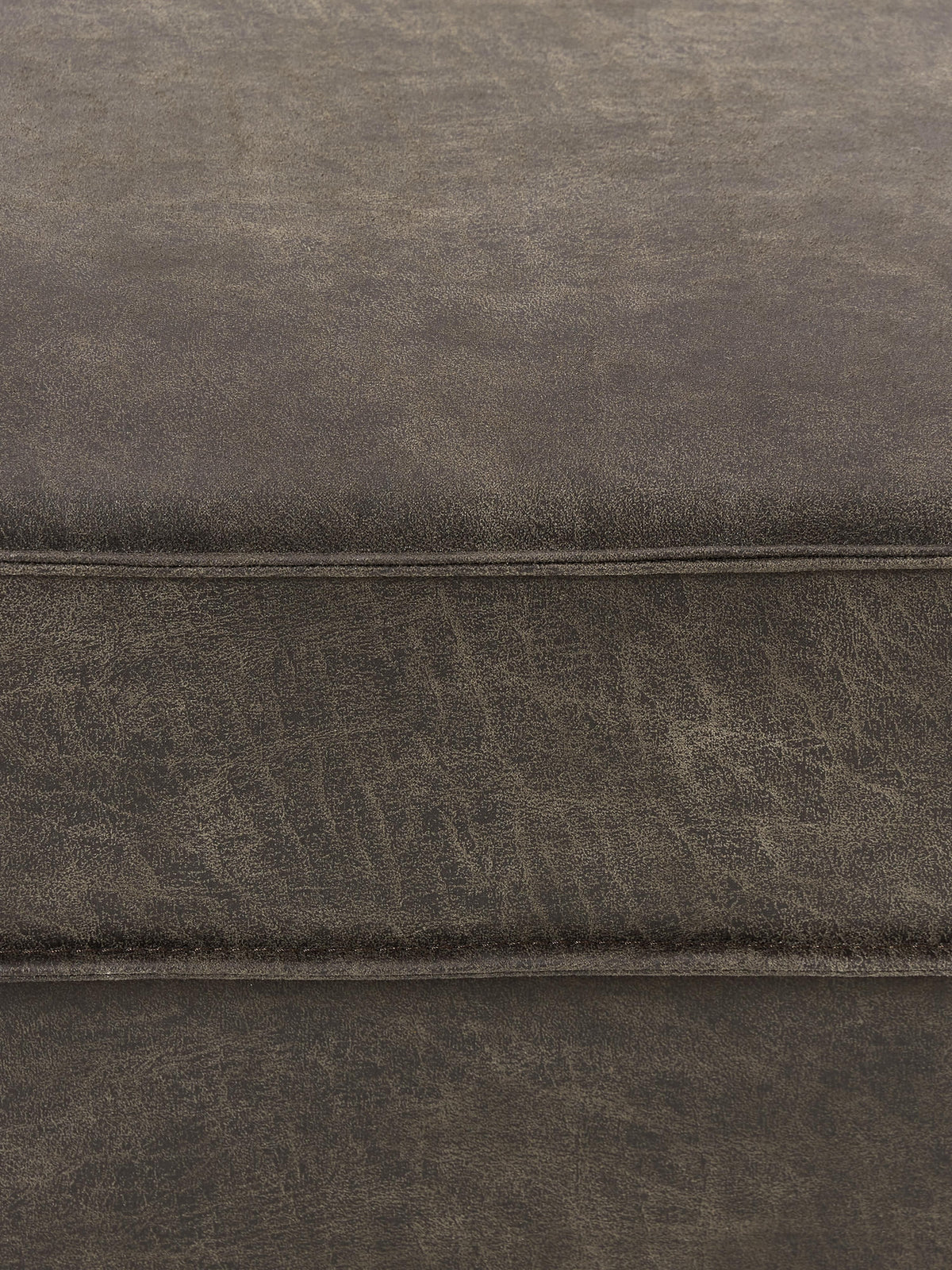 Hunter Leather Ottoman
