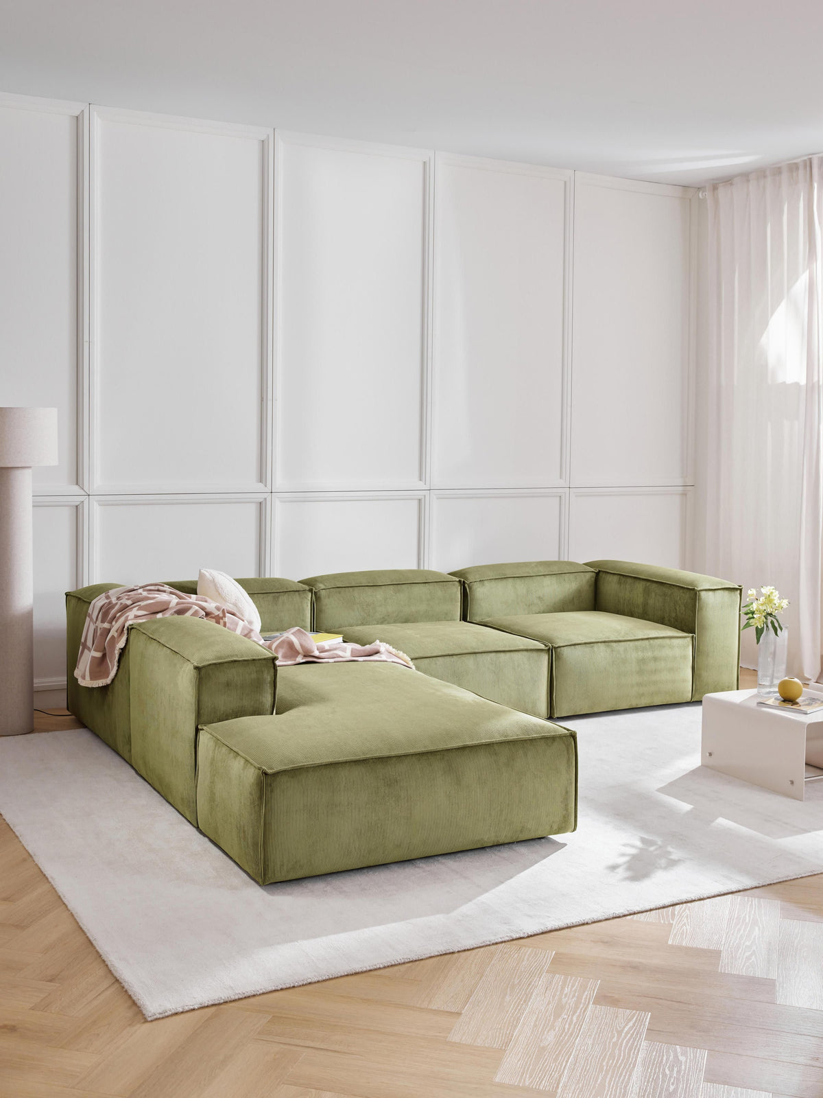 Lennon Corduroy Chaise Module
