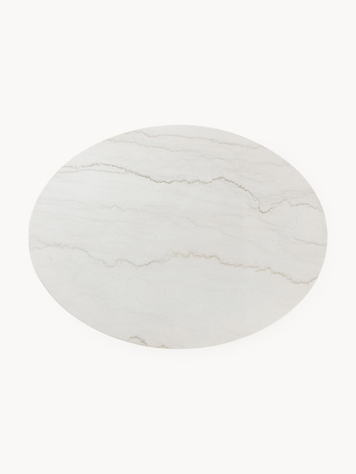 Miley Oval Marble Dining Table, 120 x 90 cm