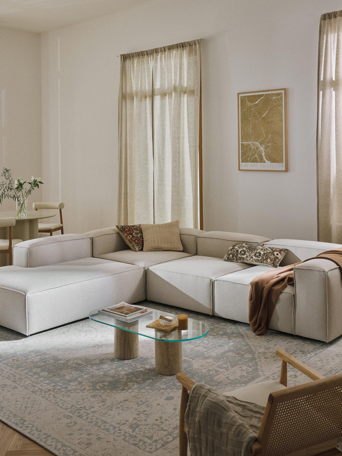 Lennon Modular Corner Sofa (4-seater)