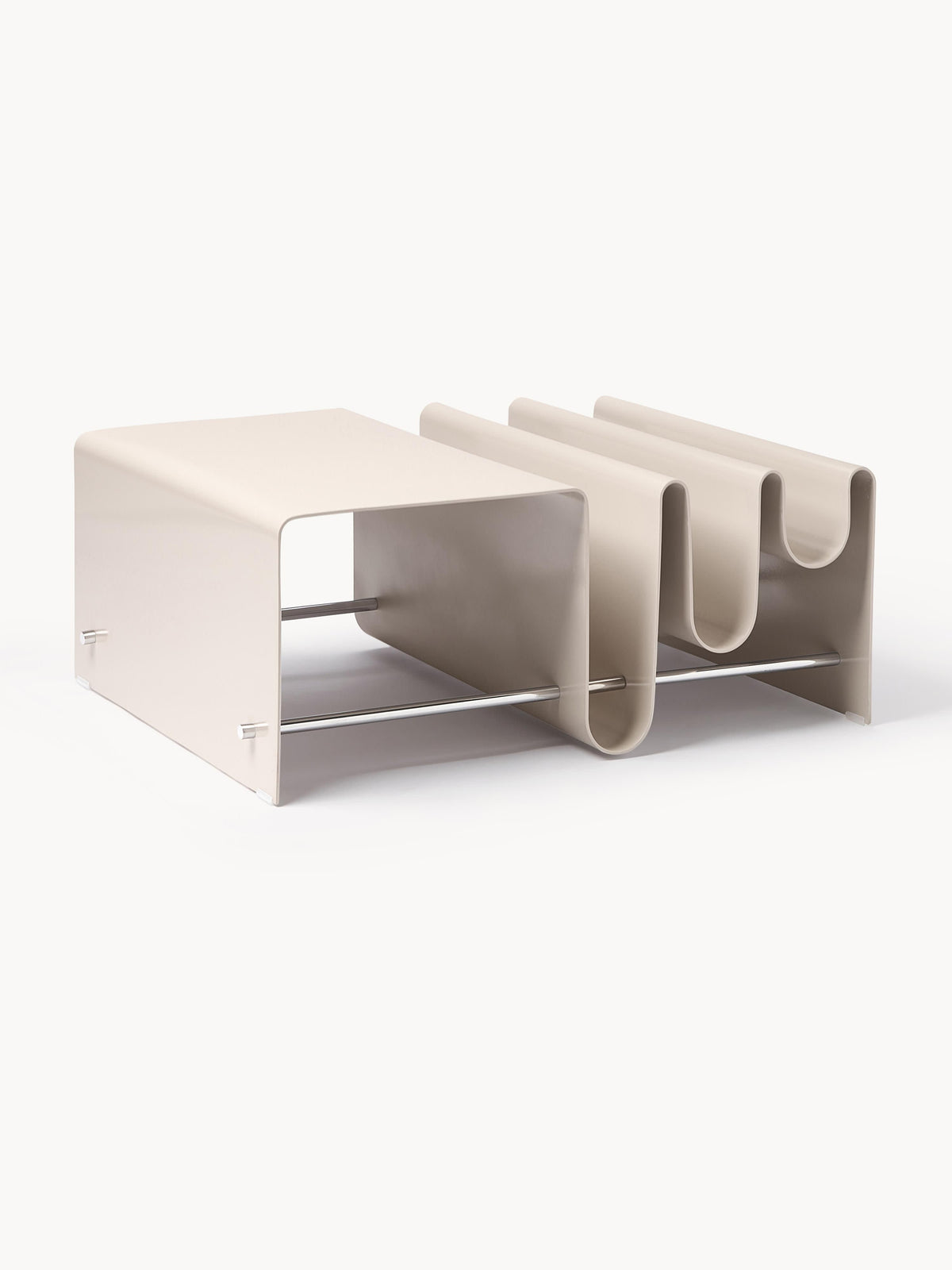 Gallery image 1 - Metal Coffee Table Julia with Magazine Rack