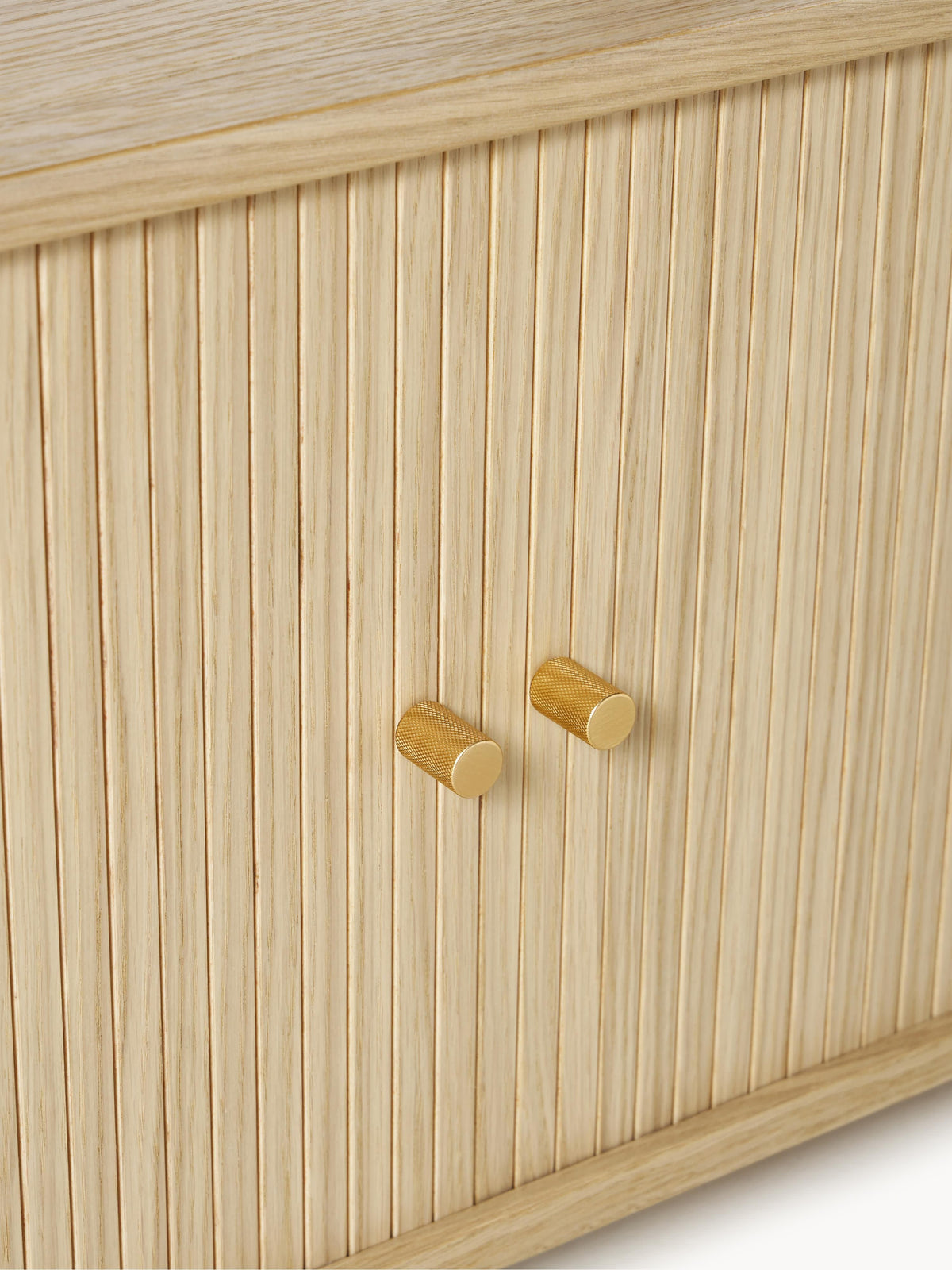 Calary Wall-Mounted Shelf with Fluted Front