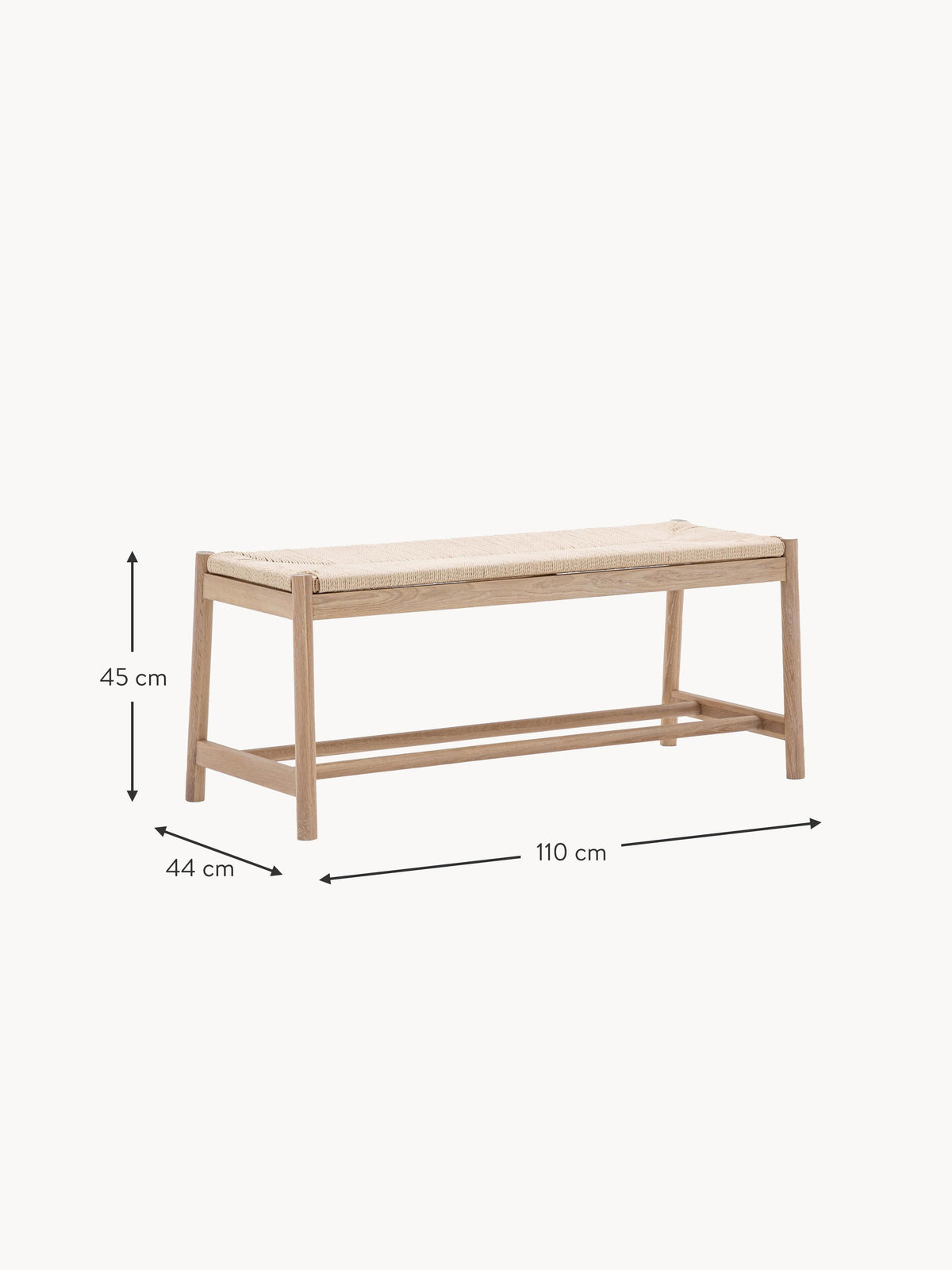 Eton Handmade Oak Wood Bench