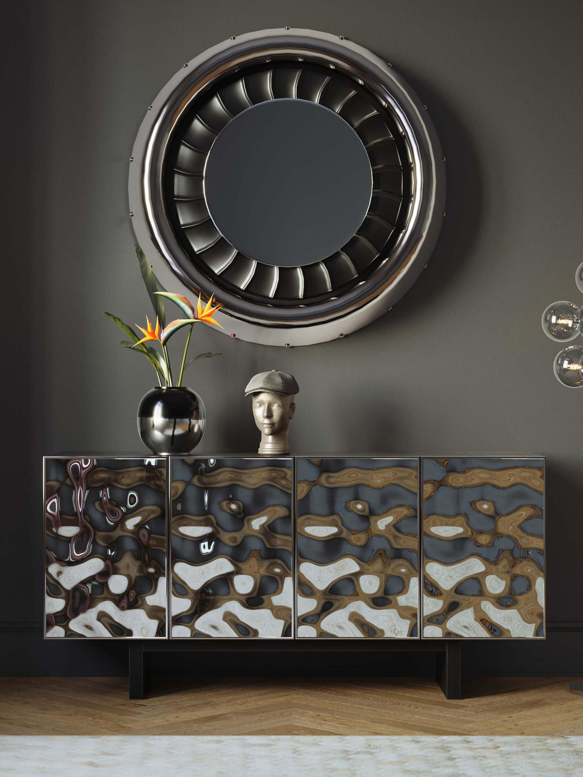 Caldera Stainless Steel Sideboard