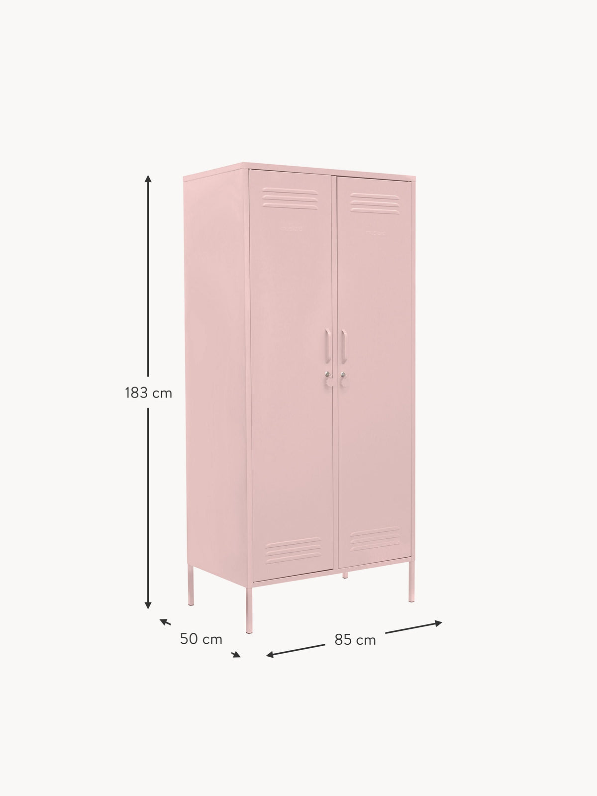 Twinny Small Metal Wardrobe The