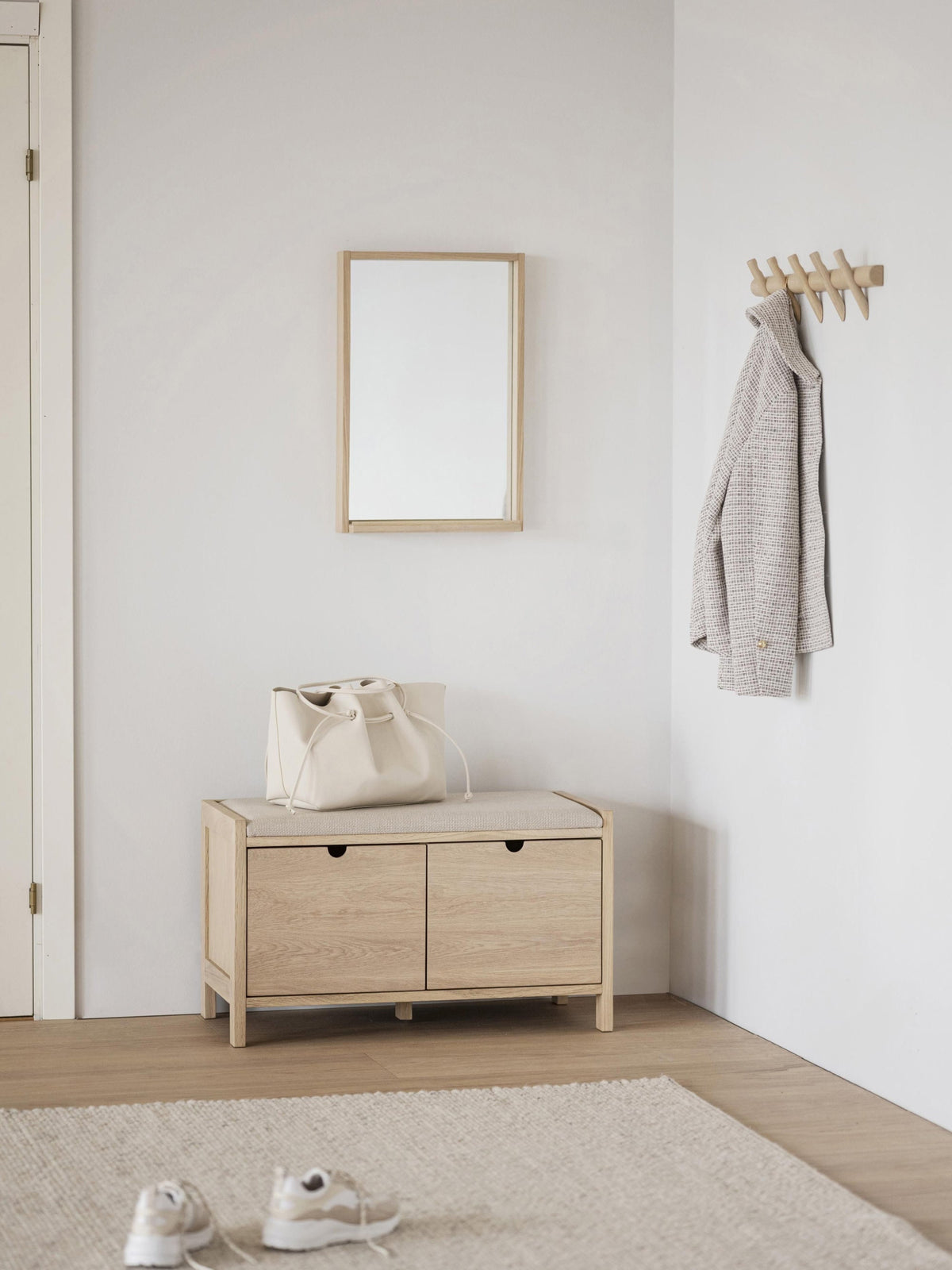 Hillmond Upholstered Wooden Storage Bench