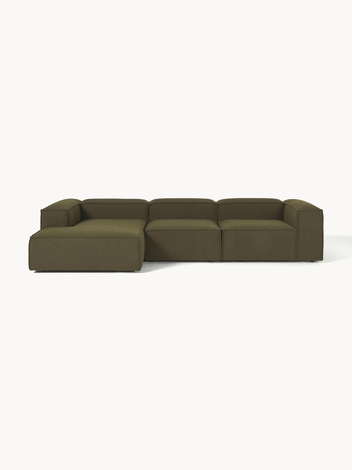 Lennon Bouclé Modular Corner Sofa (4-seater)