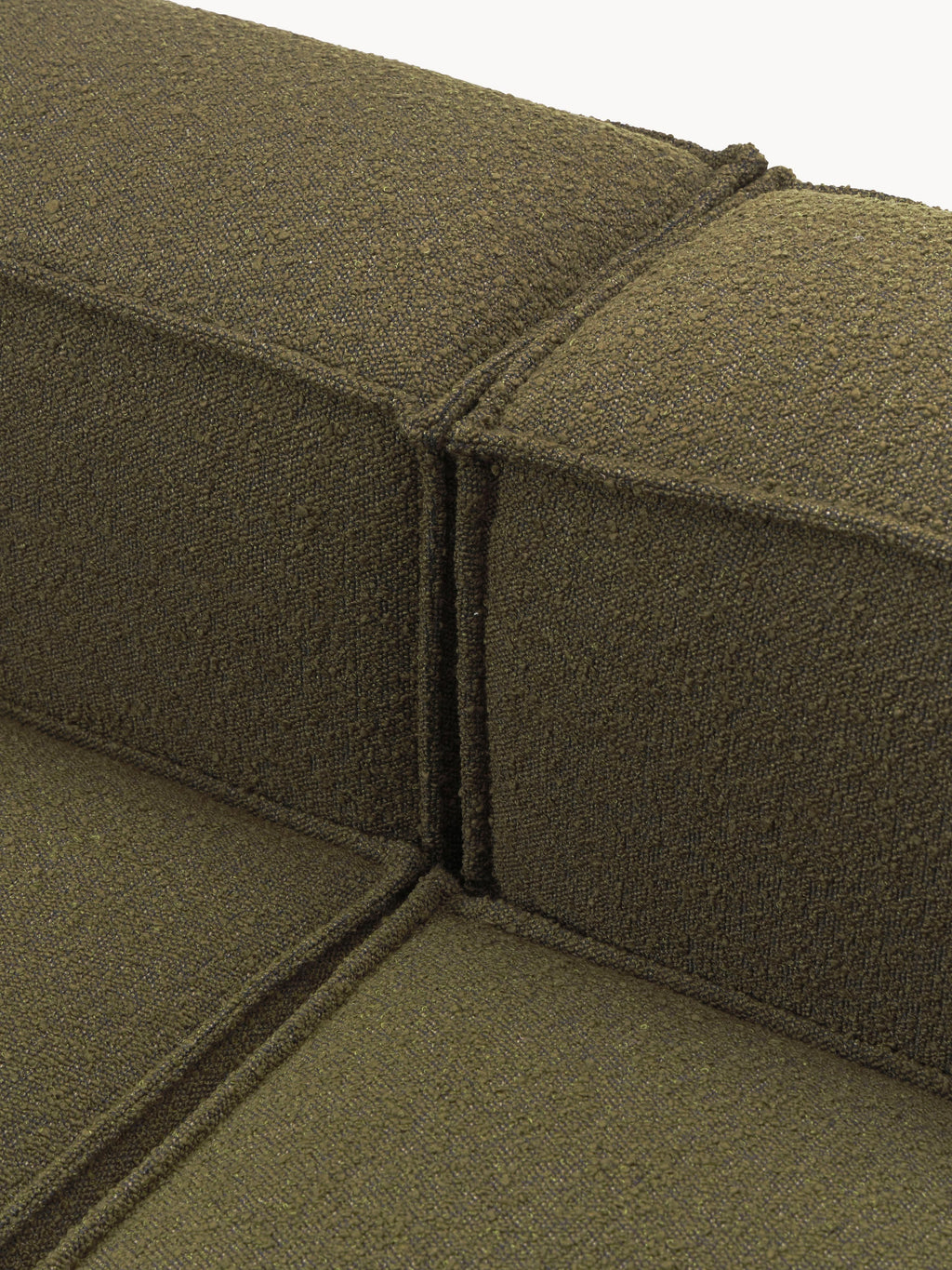 Lennon Bouclé Modular Ottoman