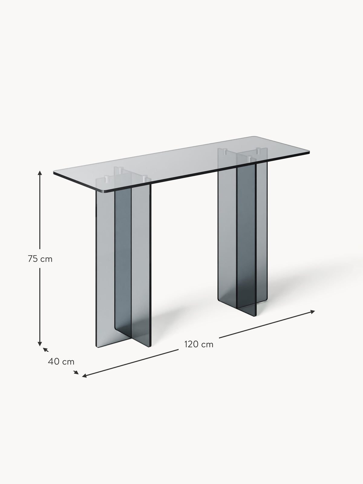 Anouk Glass Console