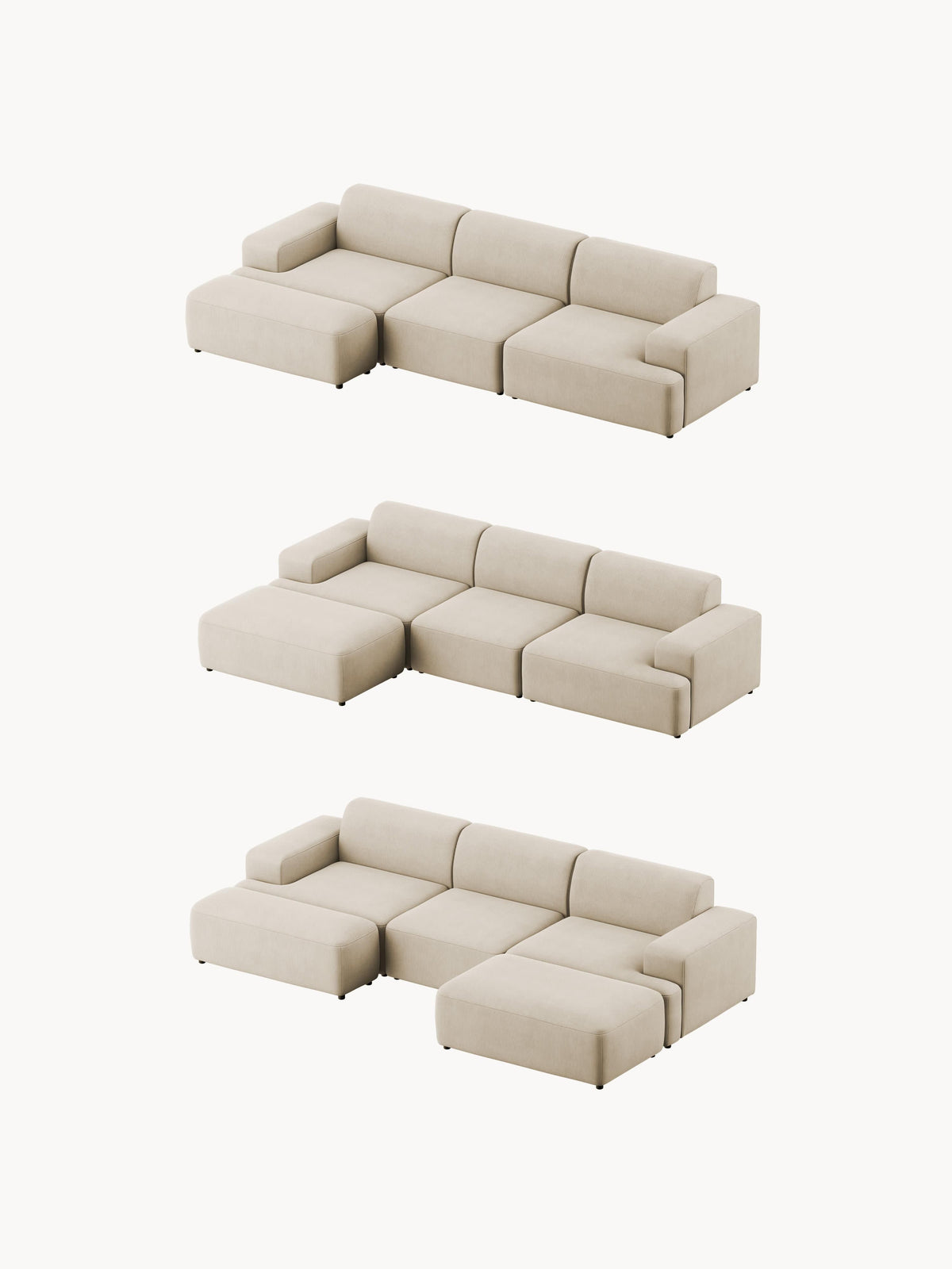 Melva Corduroy Sofa (4-seater)
