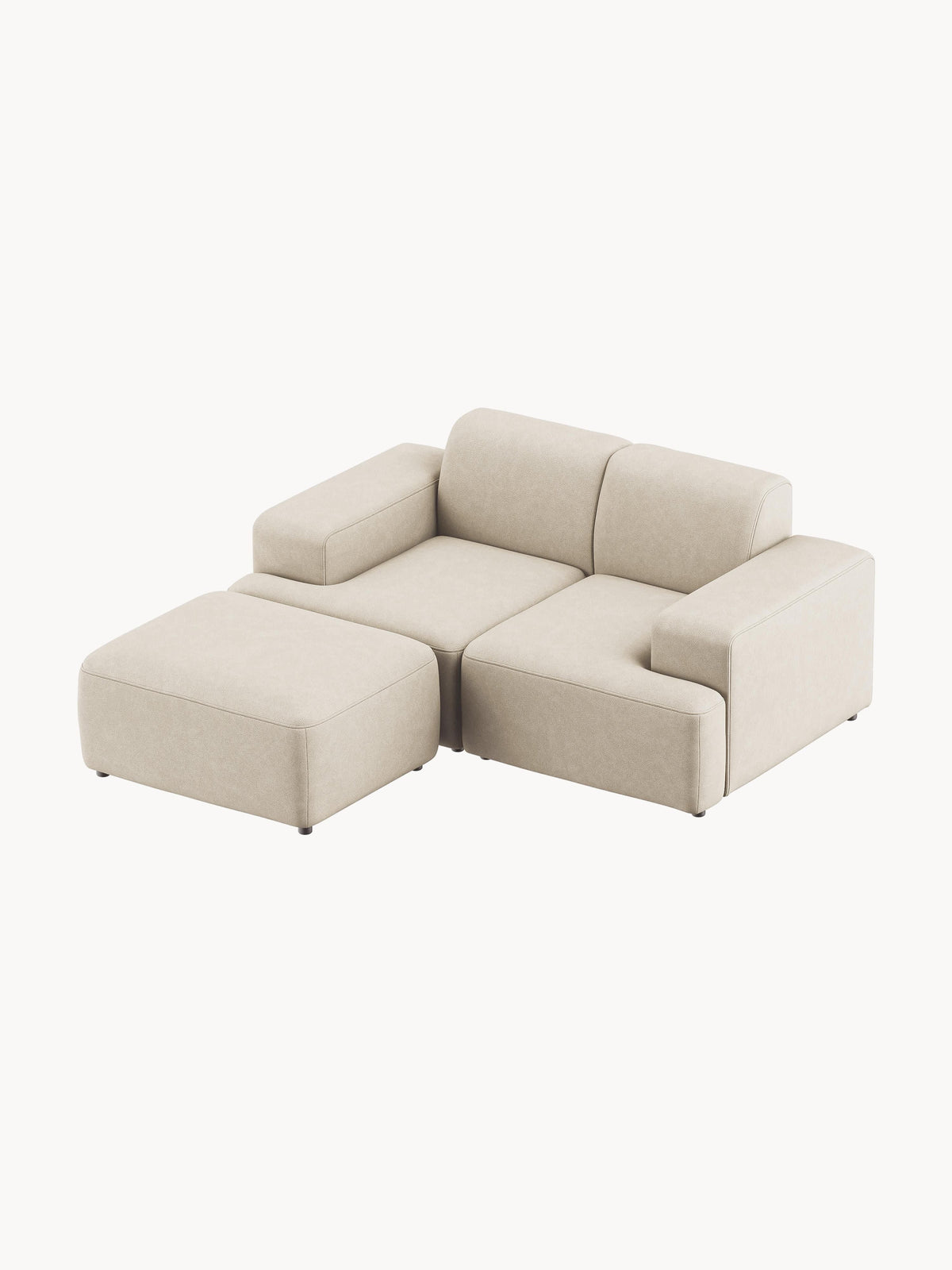 Melva Ottoman, W 99 x D 72 cm