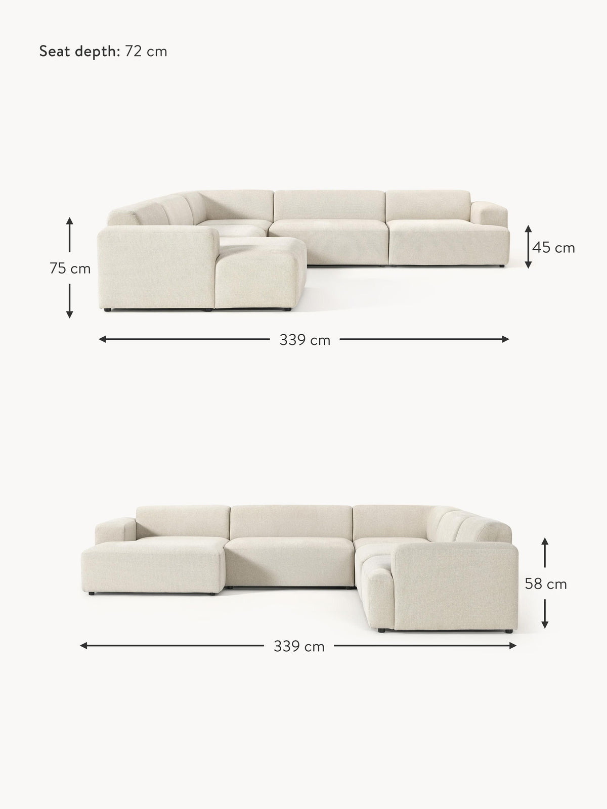 Melva XL Corner Sofa