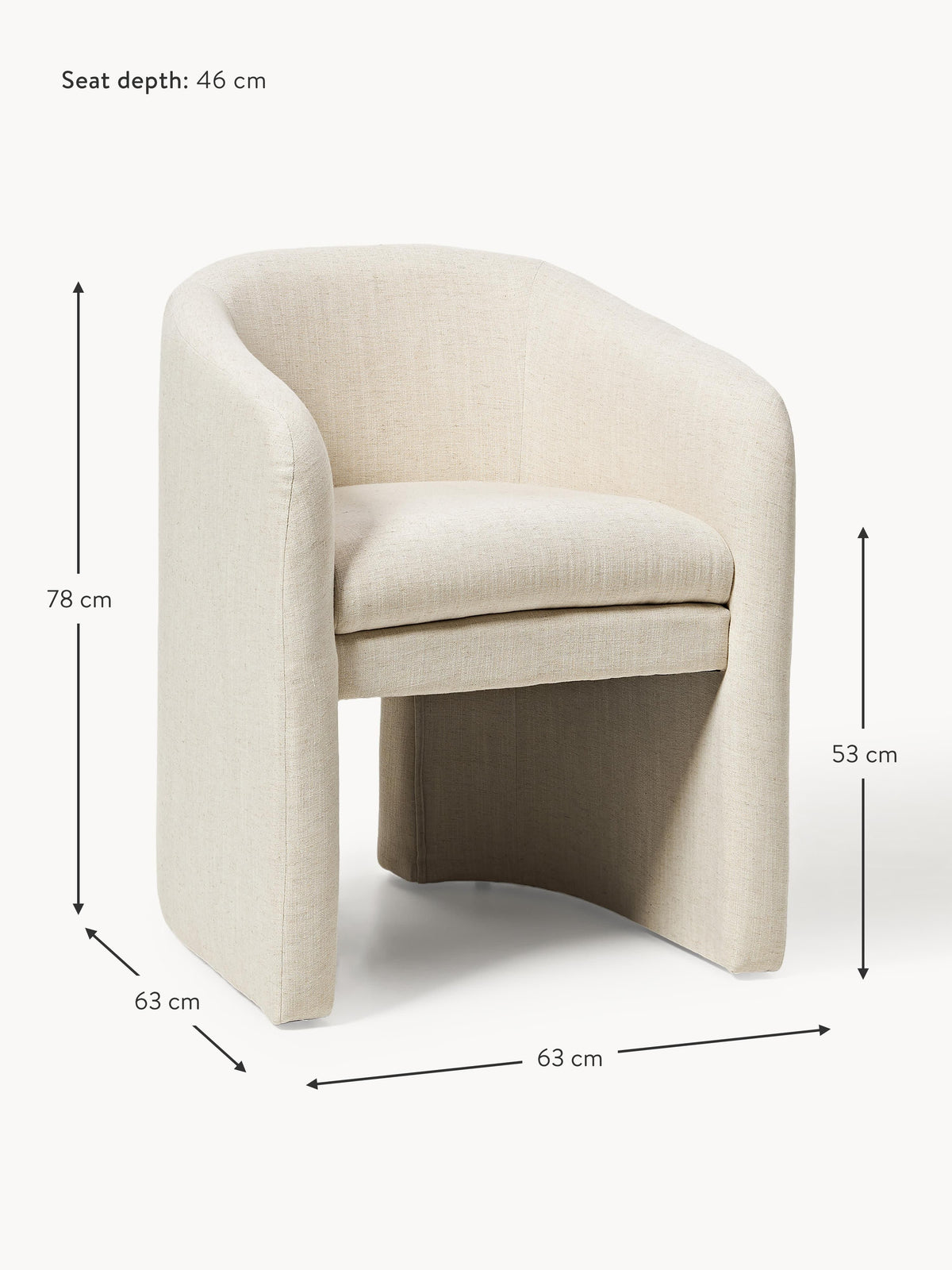 Mairo Dining Chair with Armrests