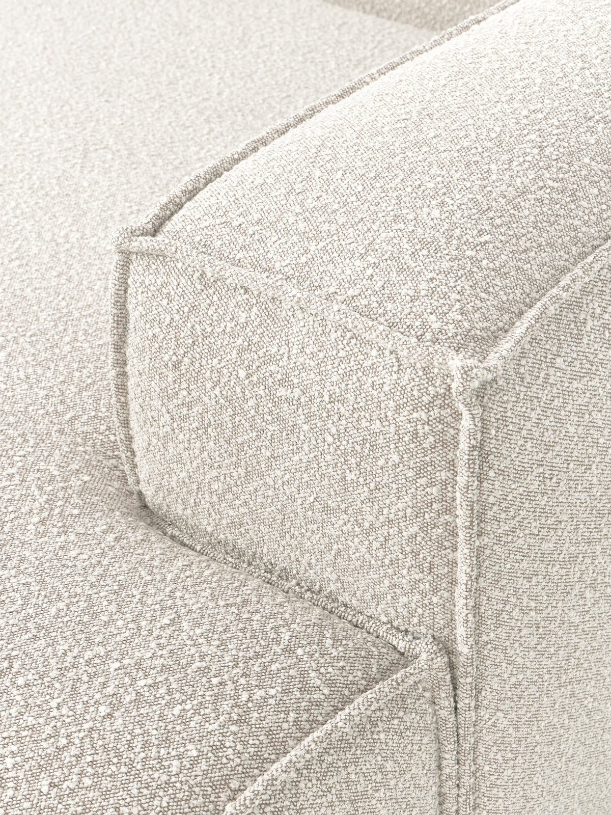 Lennon Bouclé Corner Chaise Module