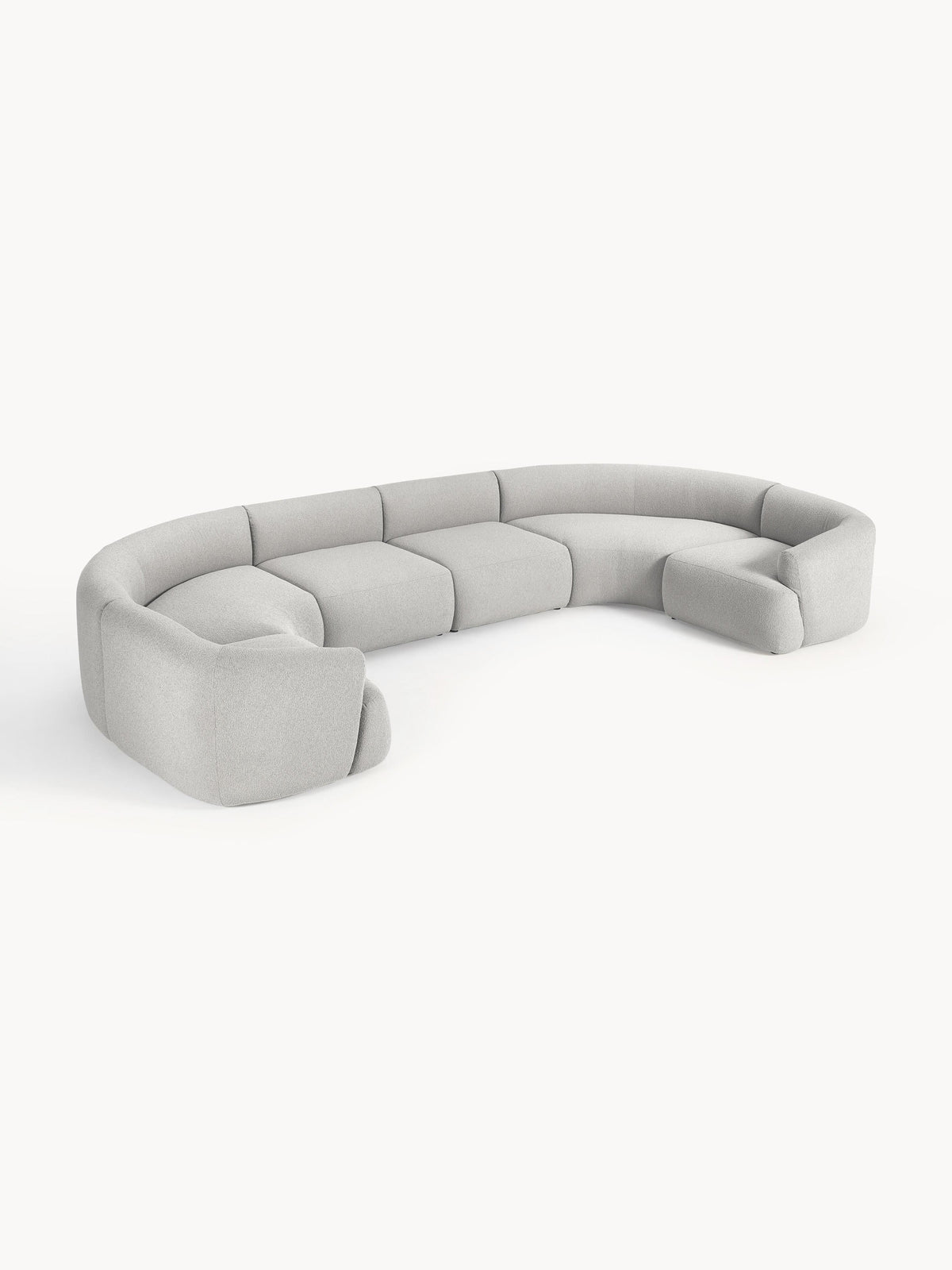 Gallery image 1 - XL Modular Bouclé Sofa Sofia