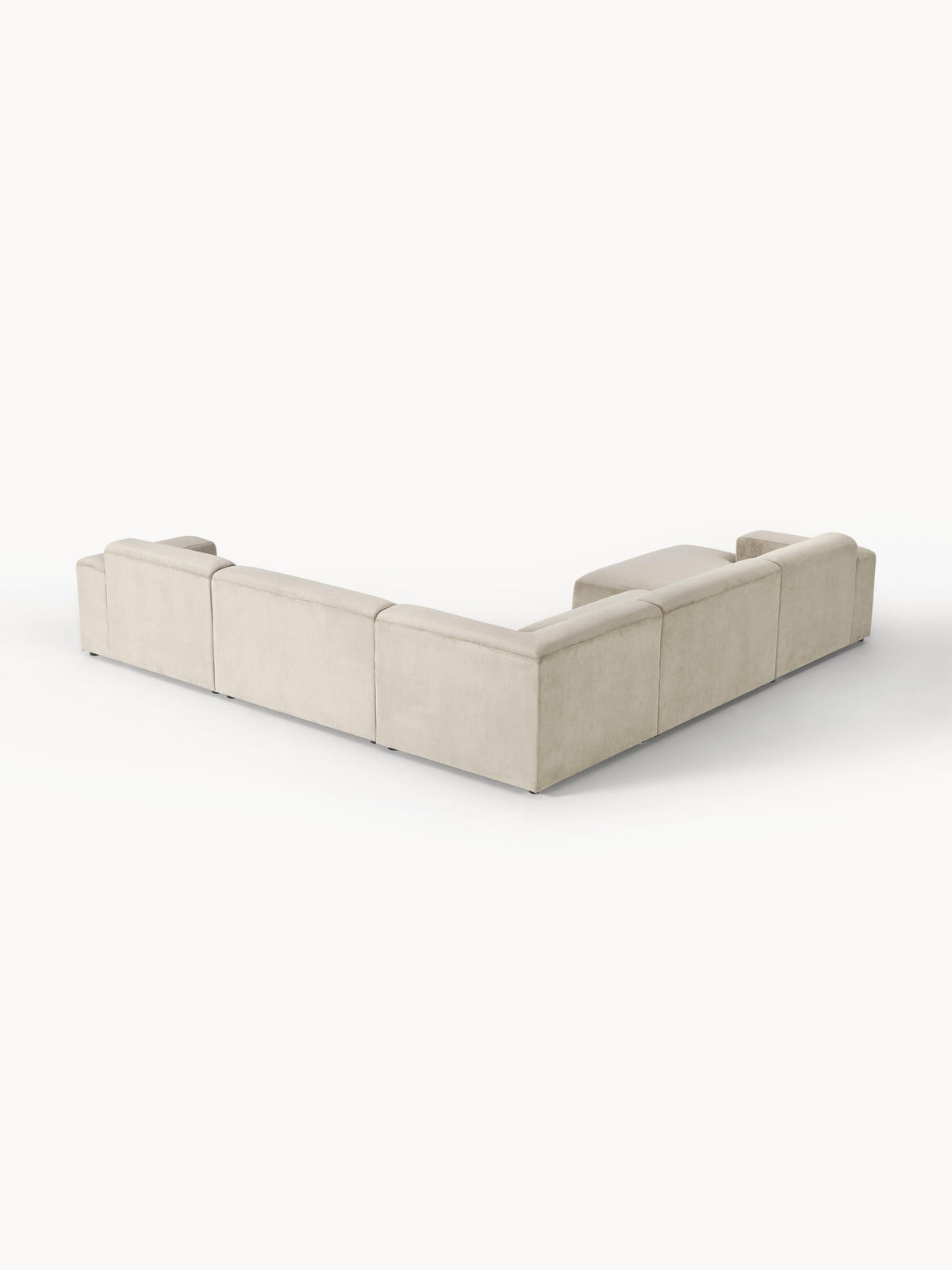 Melva XL Corduroy Corner Sofa
