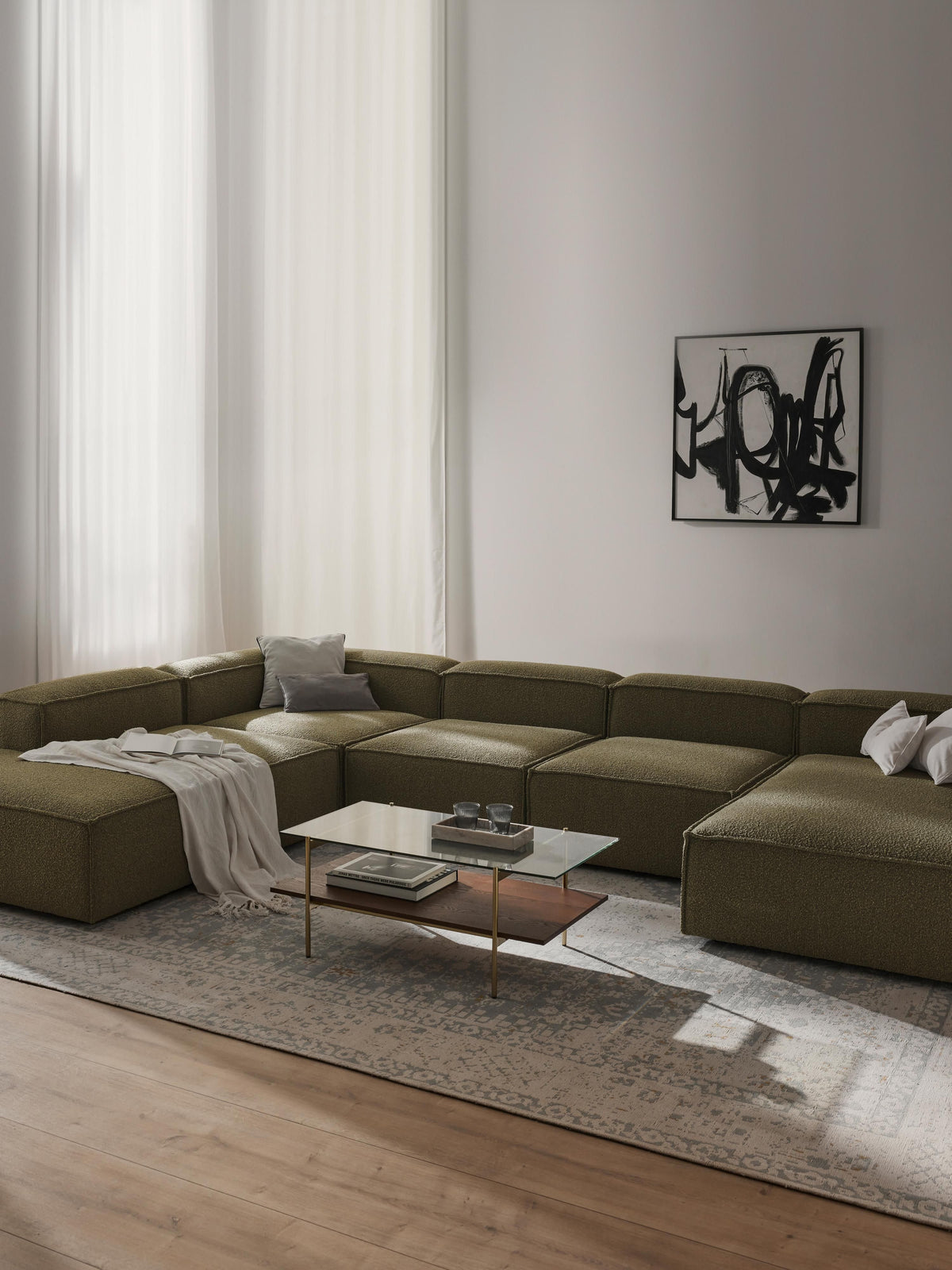 Lennon XL Bouclé Modular Sofa