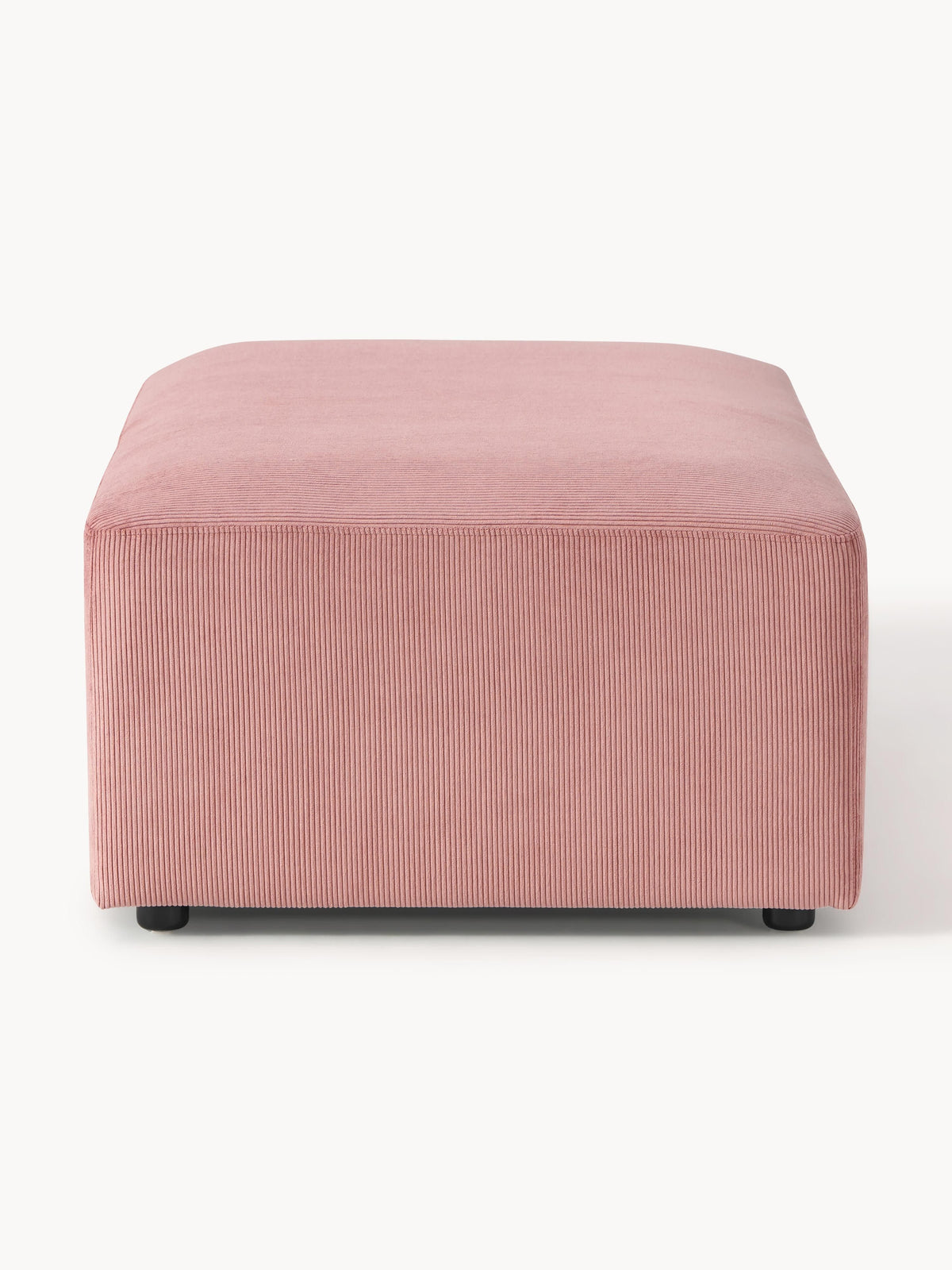 Melva Corduroy XL Ottoman, W 116 x D 72 cm