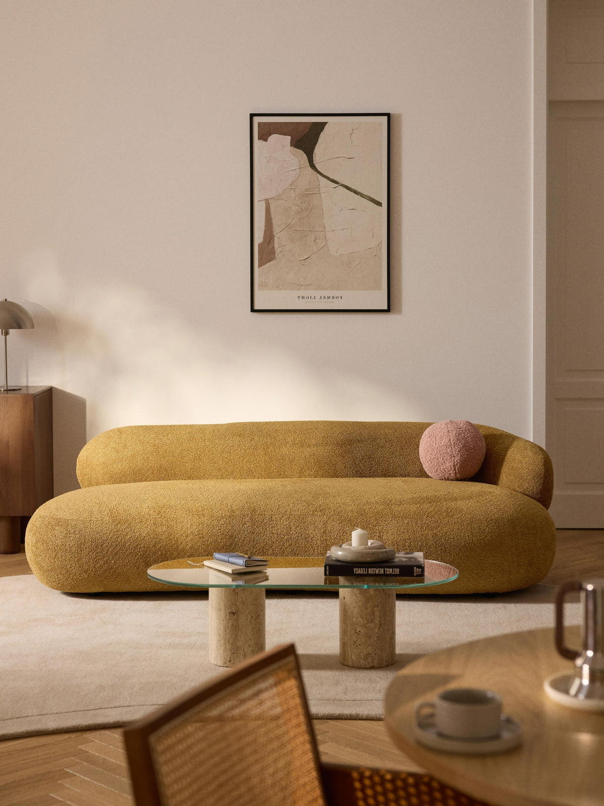 Alba Teddy Bouclé Sofa (3-seater)