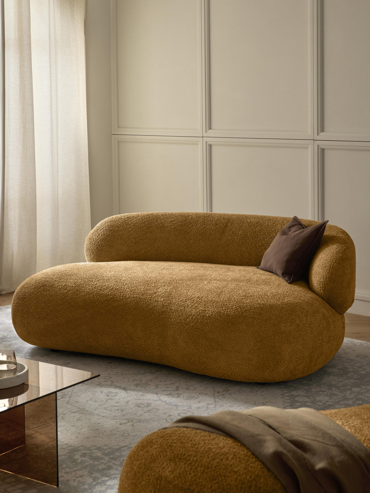 Alba Teddy Bouclé Sofa (2-seater)