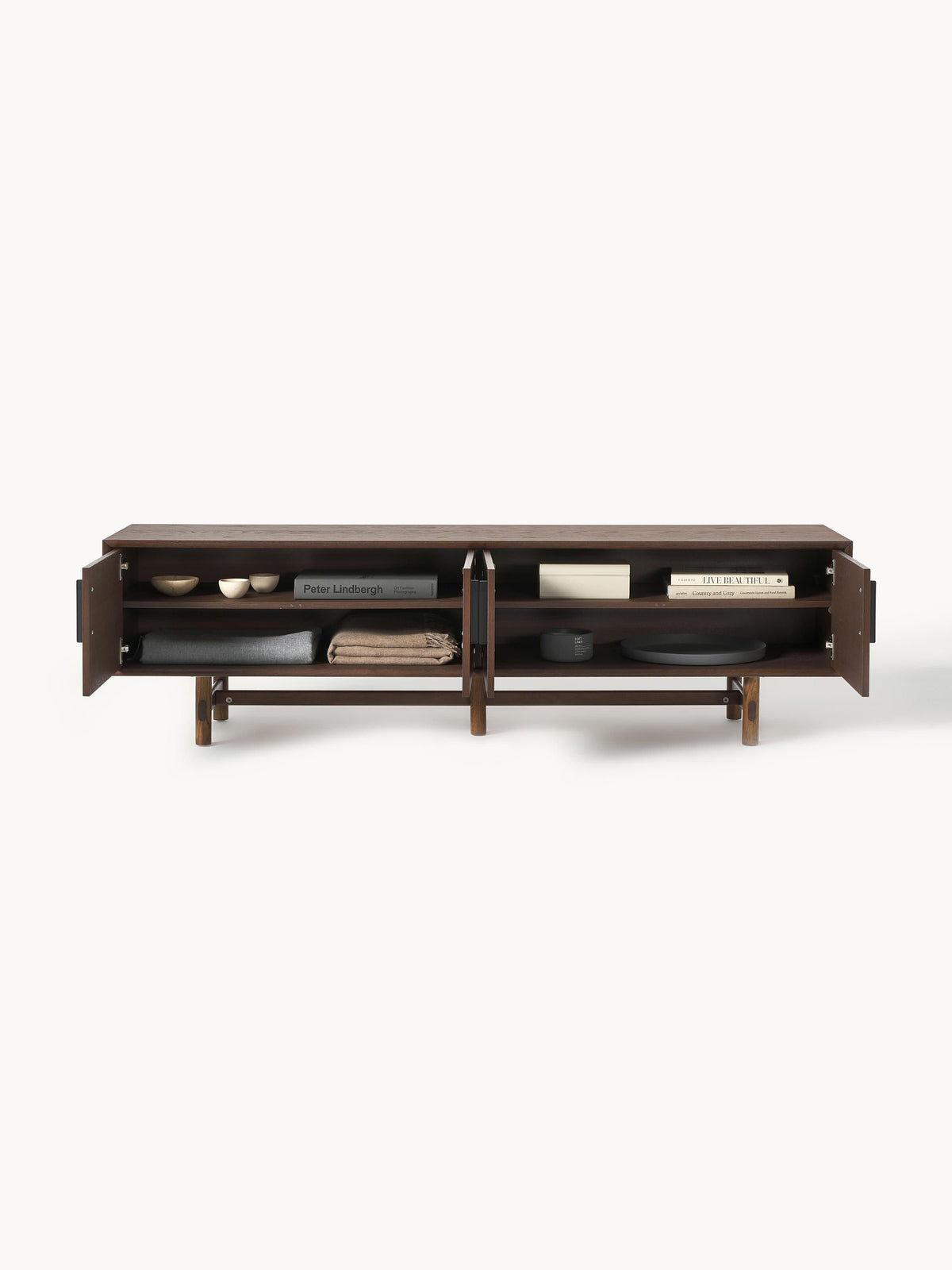 Diana Oak Wood Lowboard