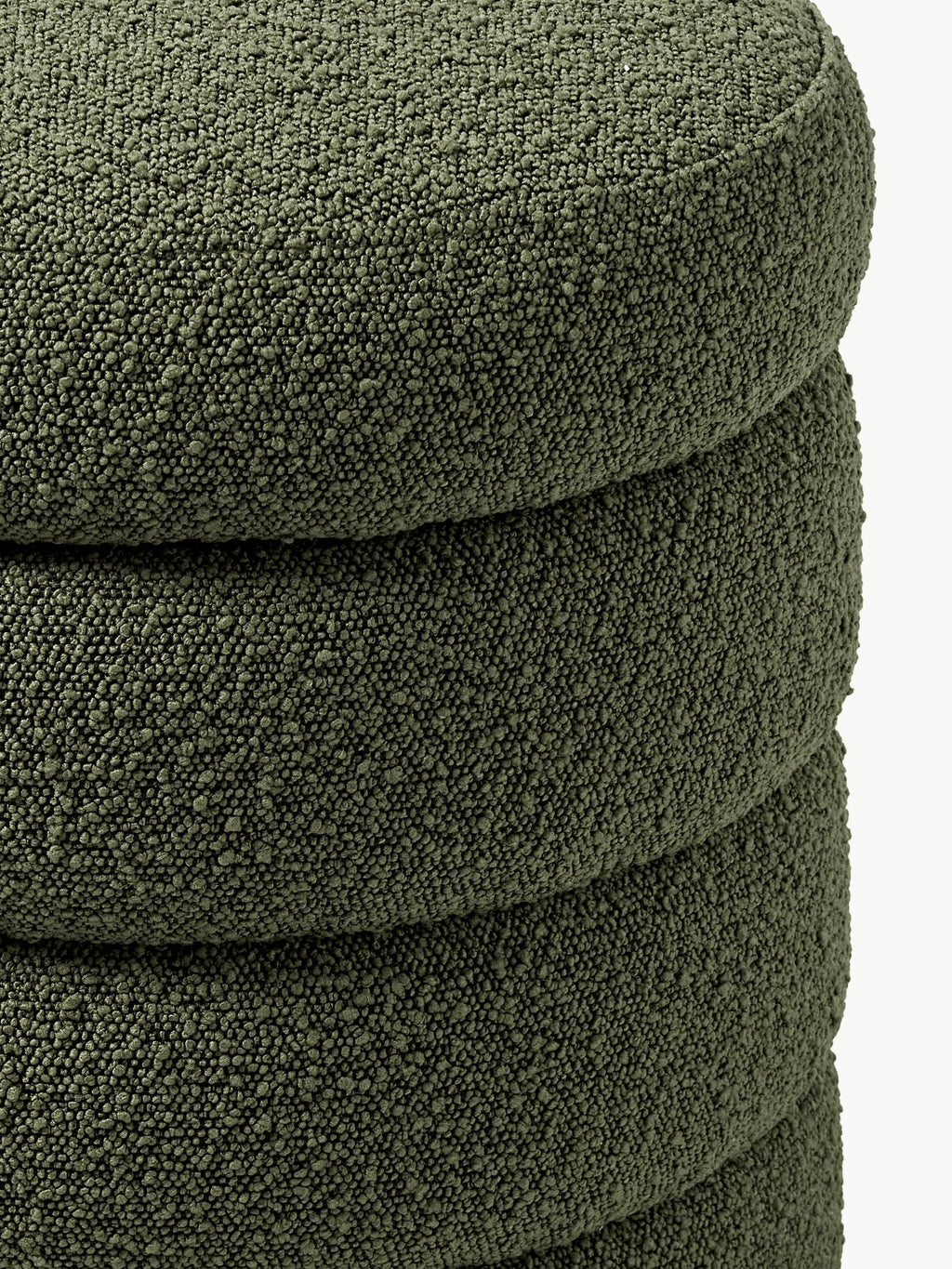 Alto Bouclé Upholstered Bench with Storage Space
