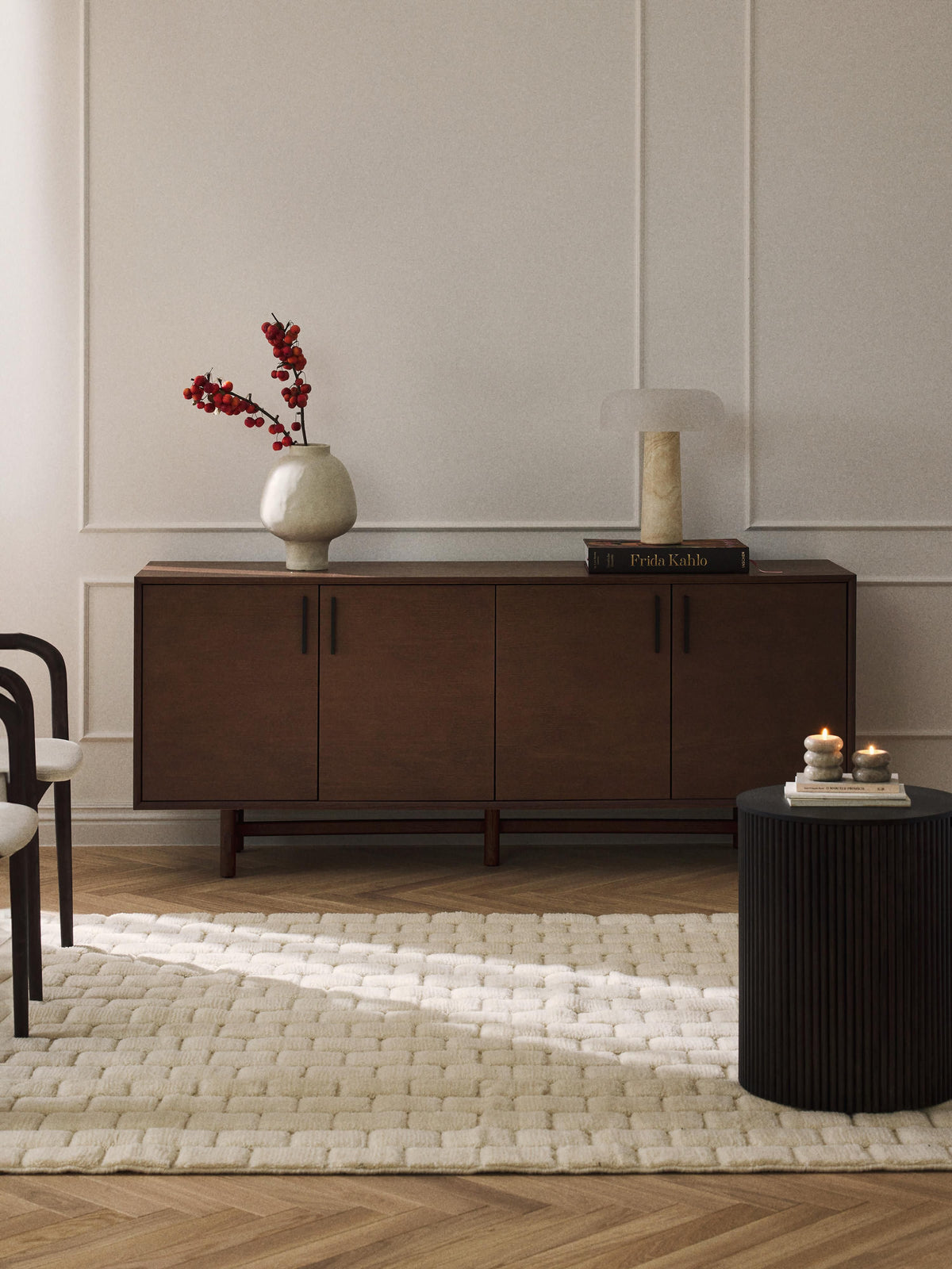 Diana Oak Wood Sideboard