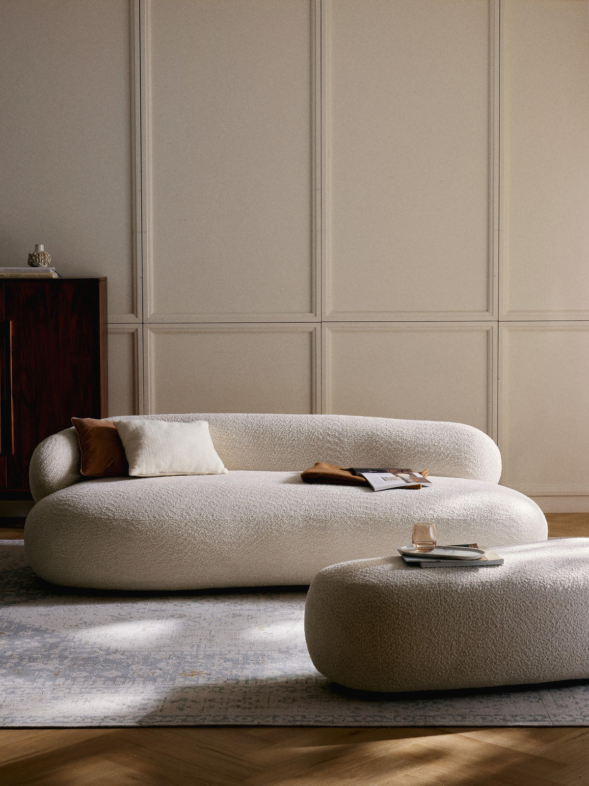 Alba Teddy Bouclé Sofa (3-seater)