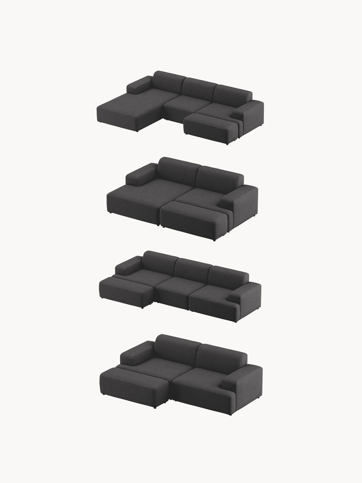 Melva XL Ottoman, W 116 x D 42 cm