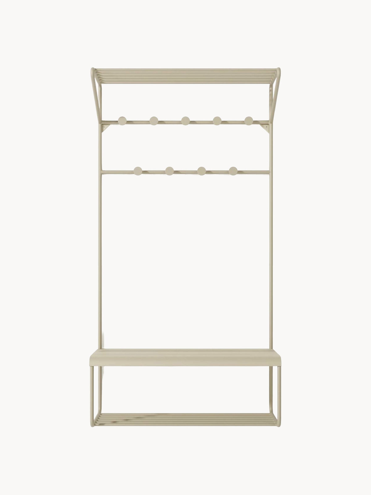Nash Metal Wall-mounted Coat Rack