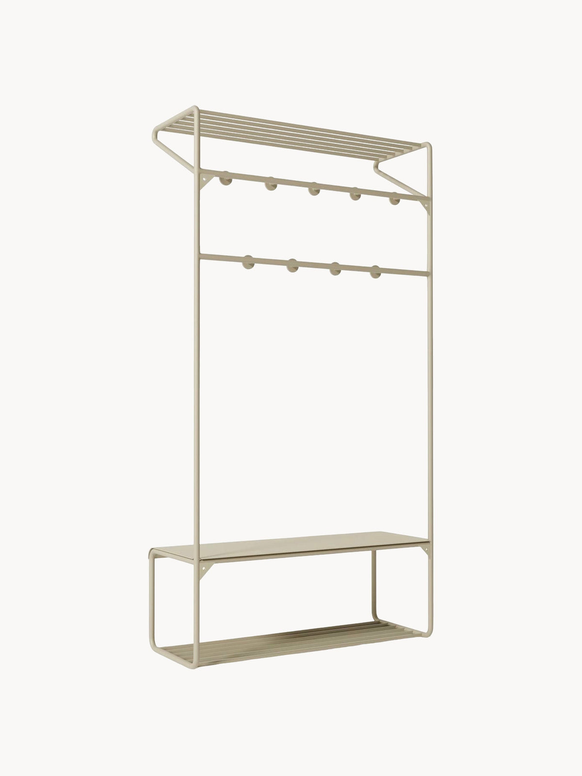 Nash Metal Wall-mounted Coat Rack