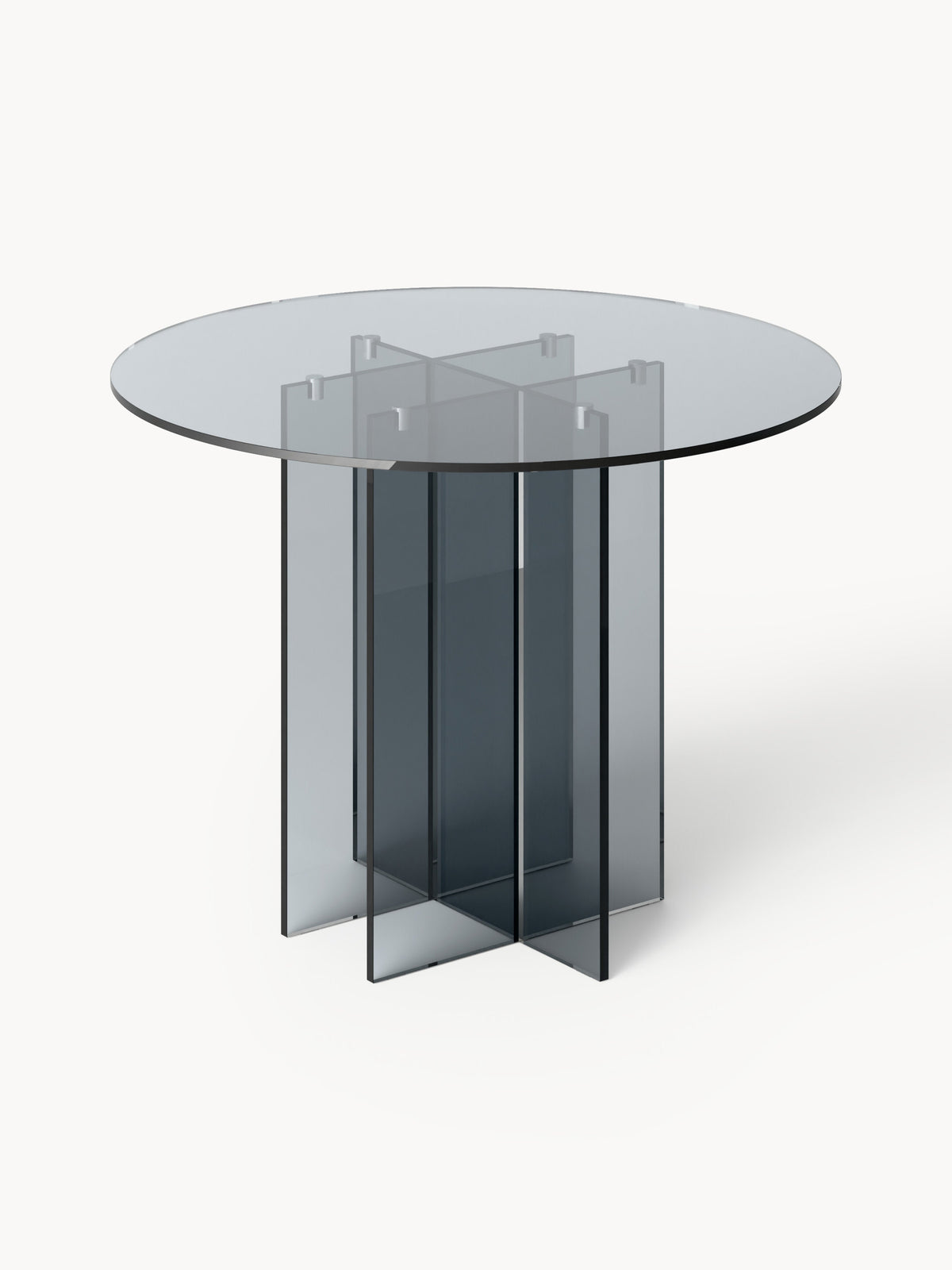 Anouk Round Glass Dining Table, in various sizes