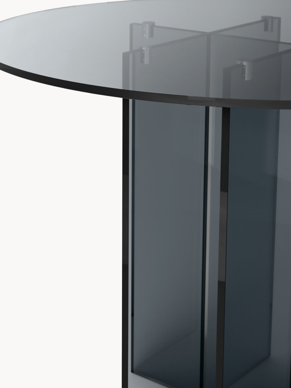 Anouk Round Glass Dining Table, in various sizes