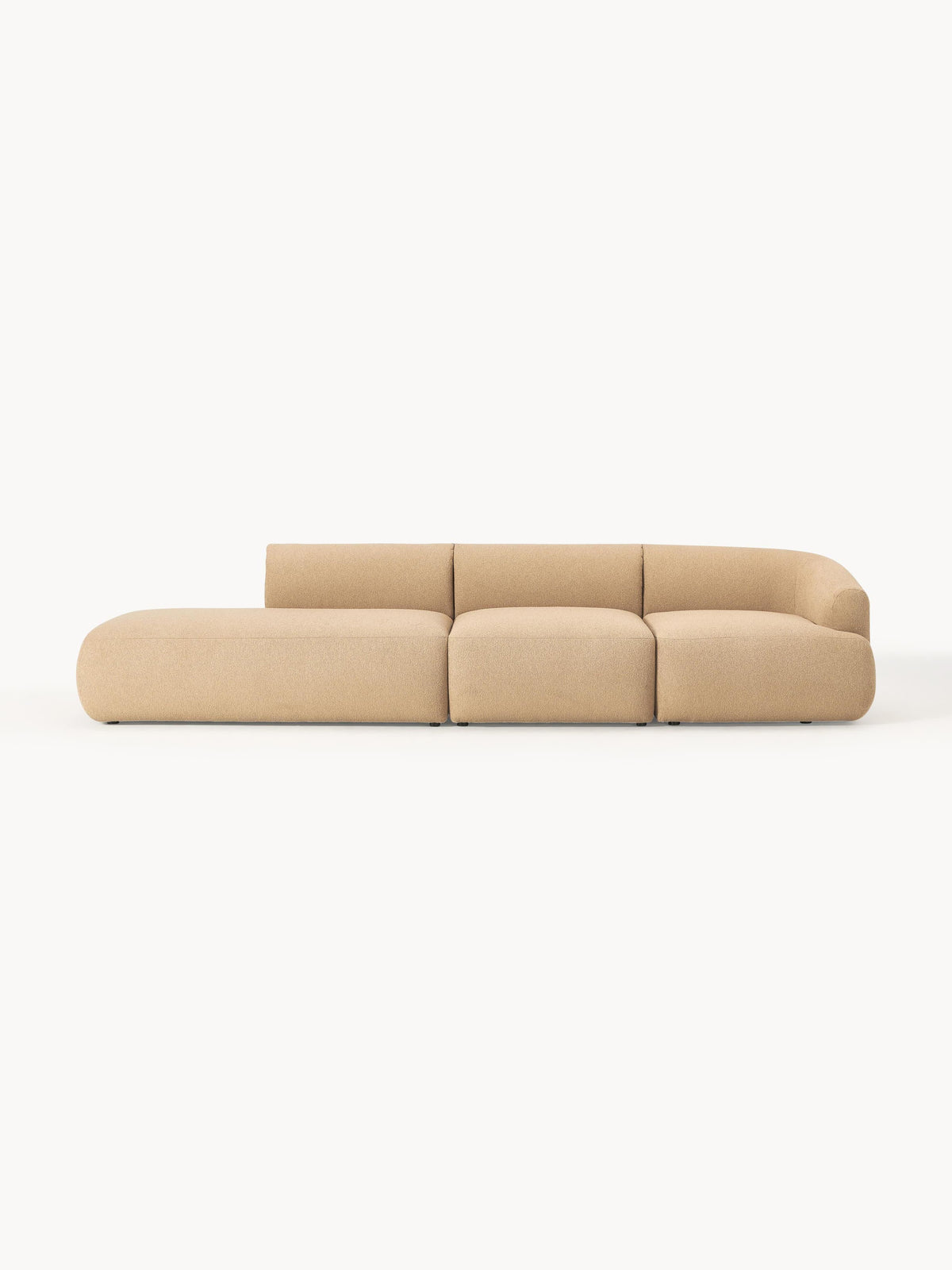 Gallery image 1 - Modular Bouclé Chaise Sofia (4-seater)