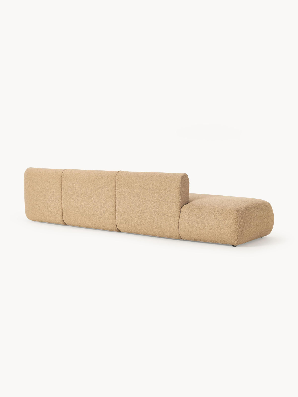Sofia Modular Bouclé Chaise (4-seater)