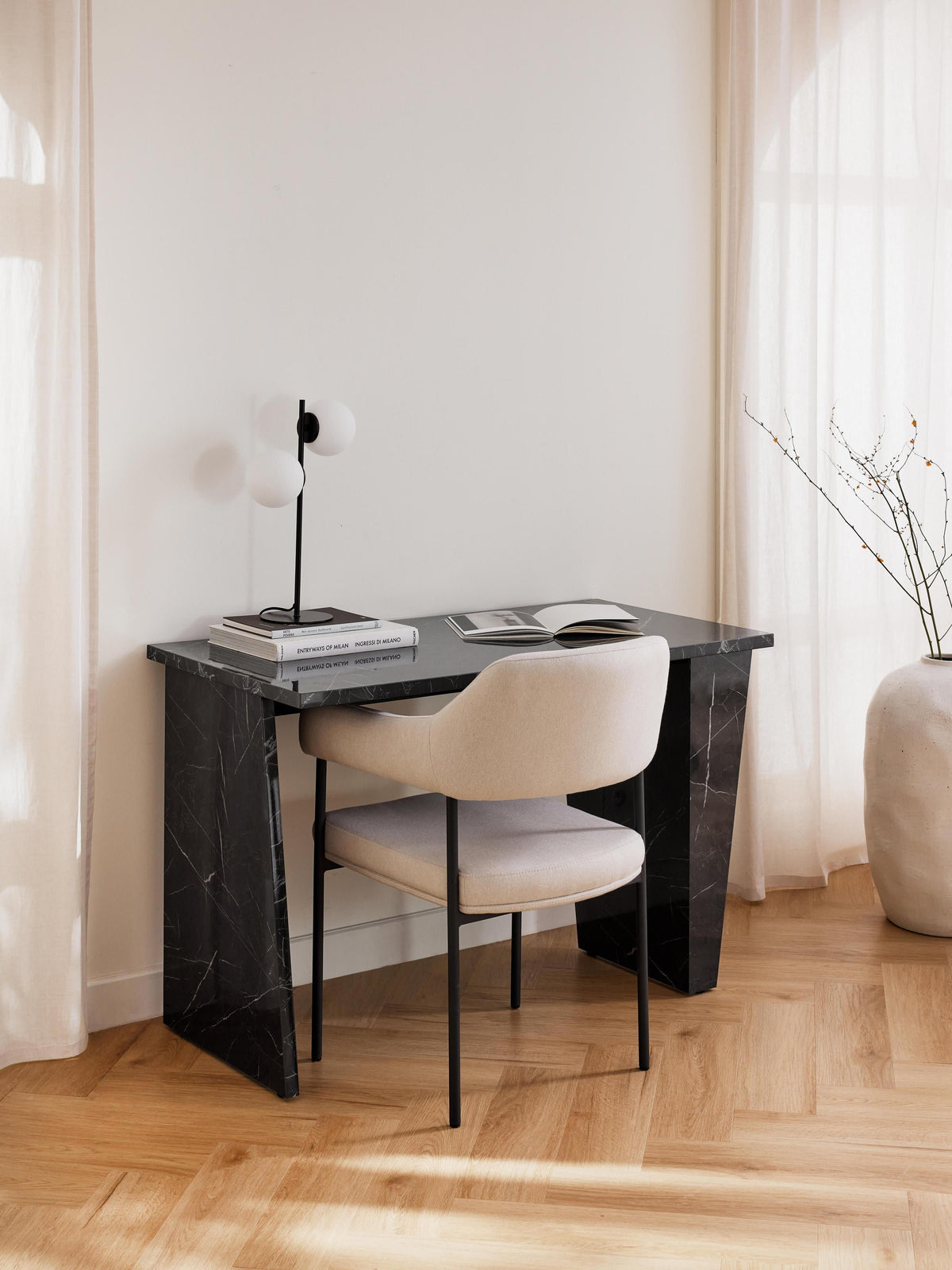 Liam Marble Effect Desk