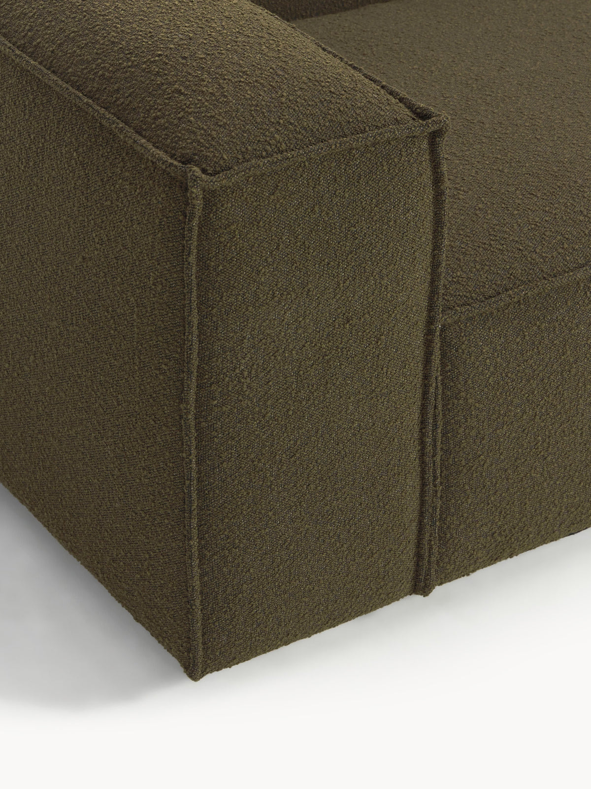 Lennon Bouclé Modular Corner Sofa (3-seater)
