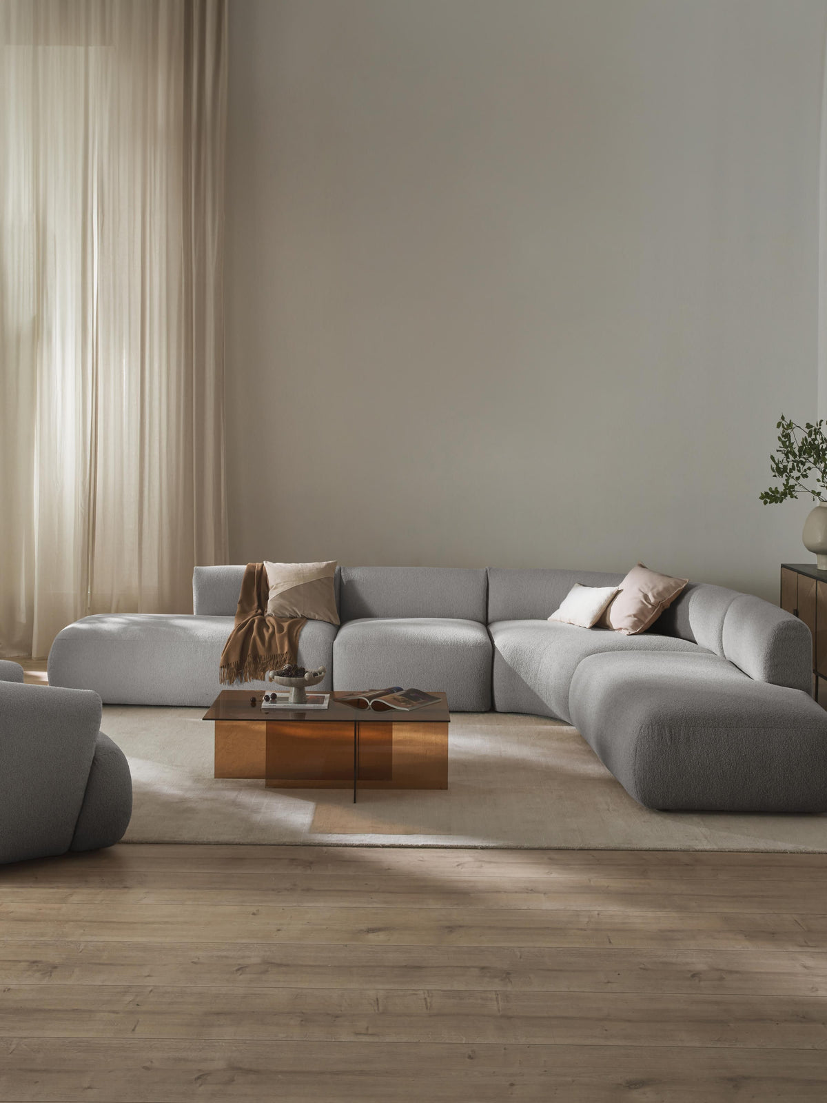 Sofia XL Modular Bouclé Corner Sofa