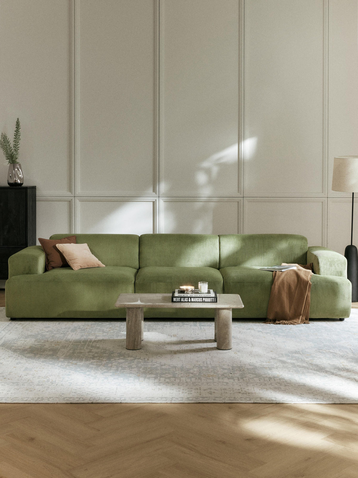 Melva Corduroy Sofa (4-seater)