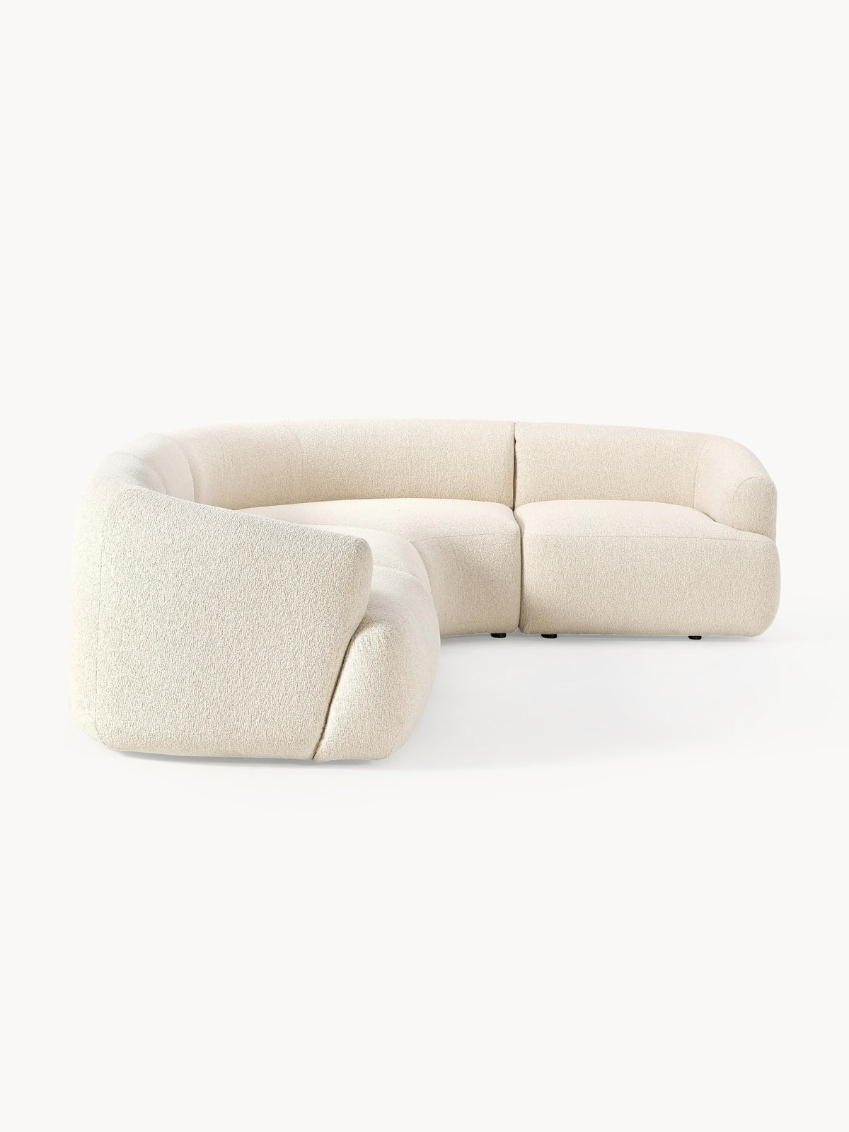 Sofia Modular Bouclé Corner Sofa (4-seater)
