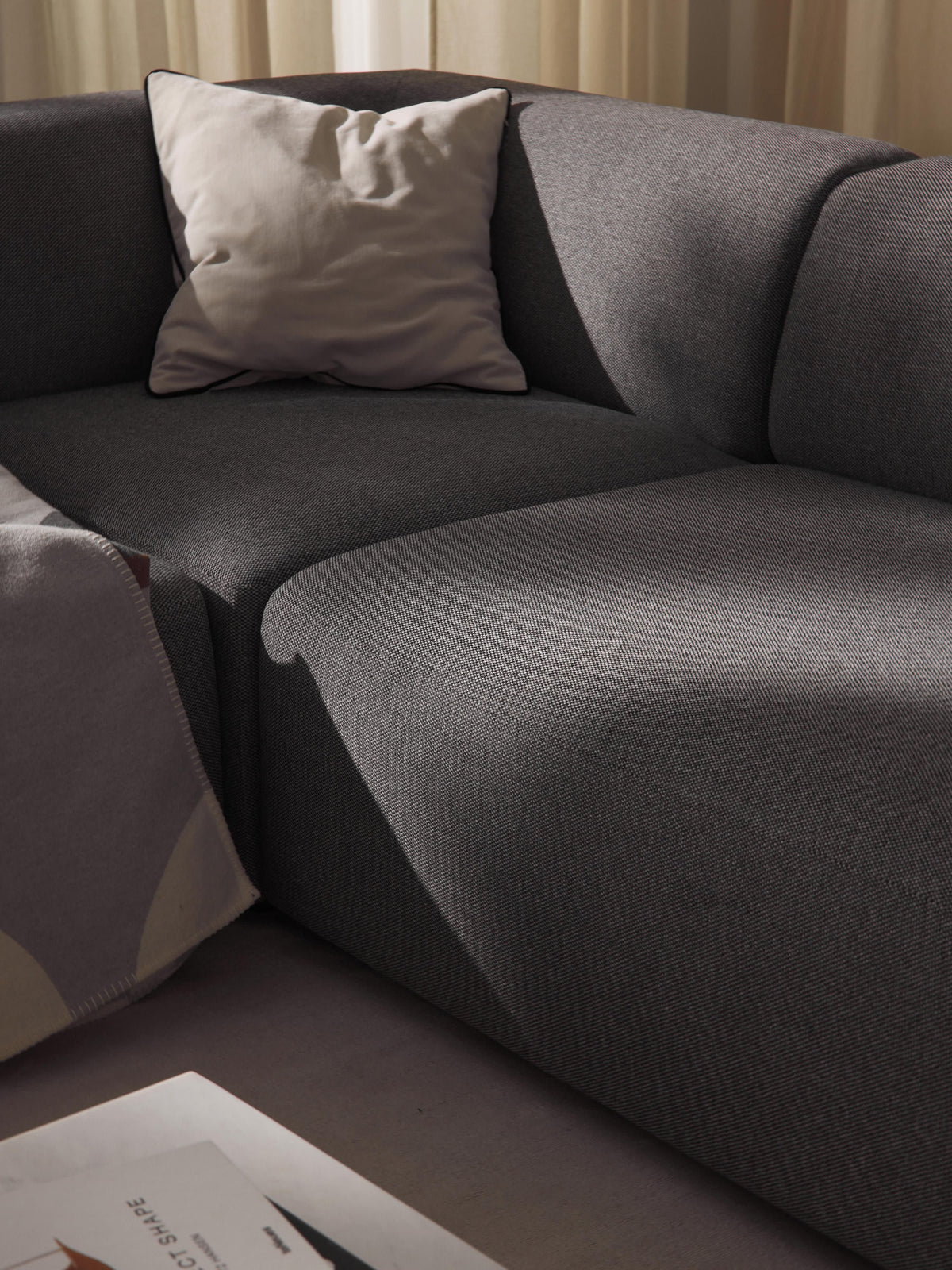 Melva Large Corner Sofa (4-seater)