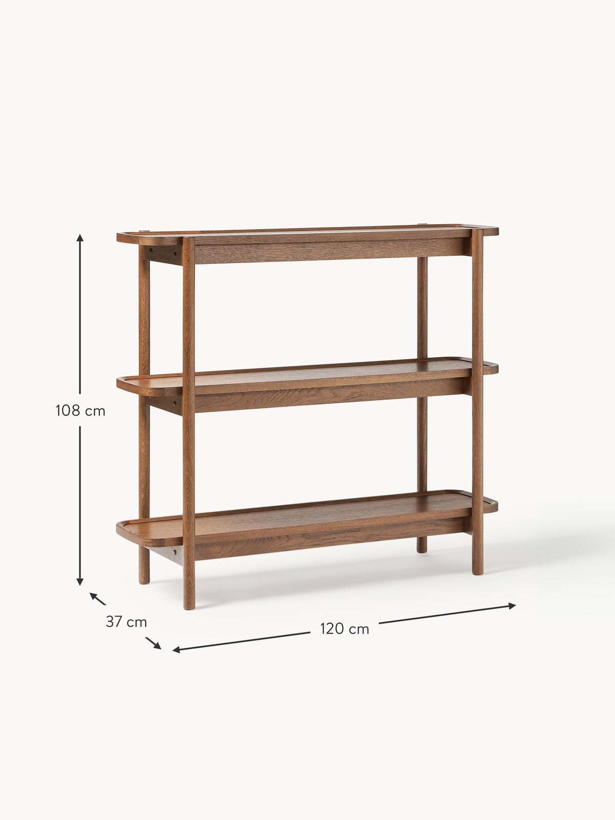 Libby Low Wooden Shelf