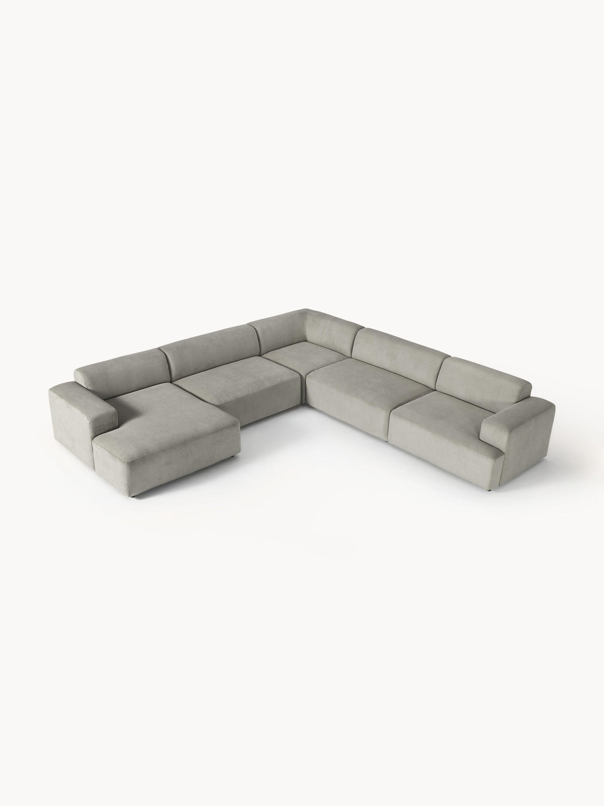 Melva XL Corduroy Corner Sofa